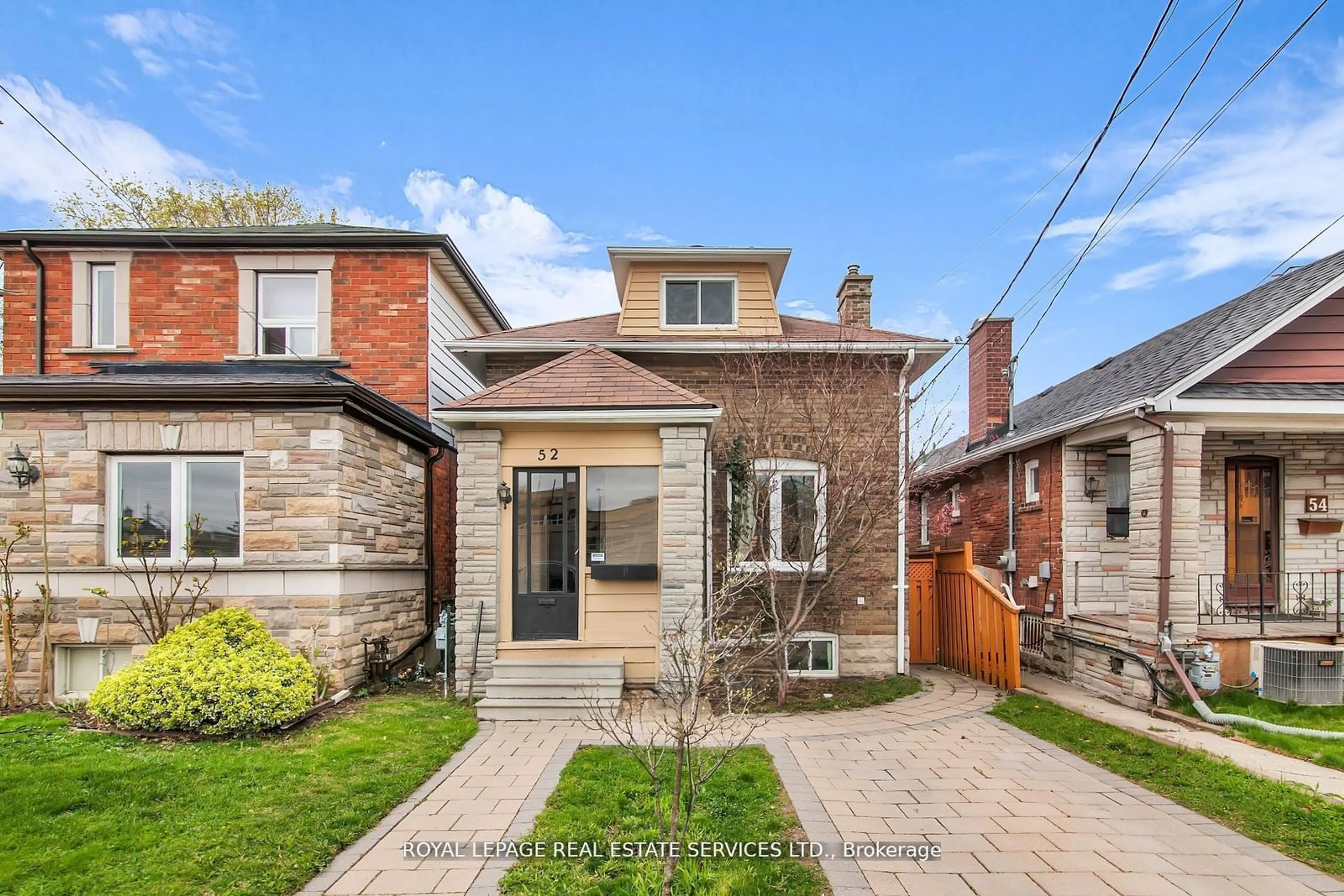 Home with brick exterior material, street for 52 Bicknell Ave, Toronto Ontario M6M 4G5