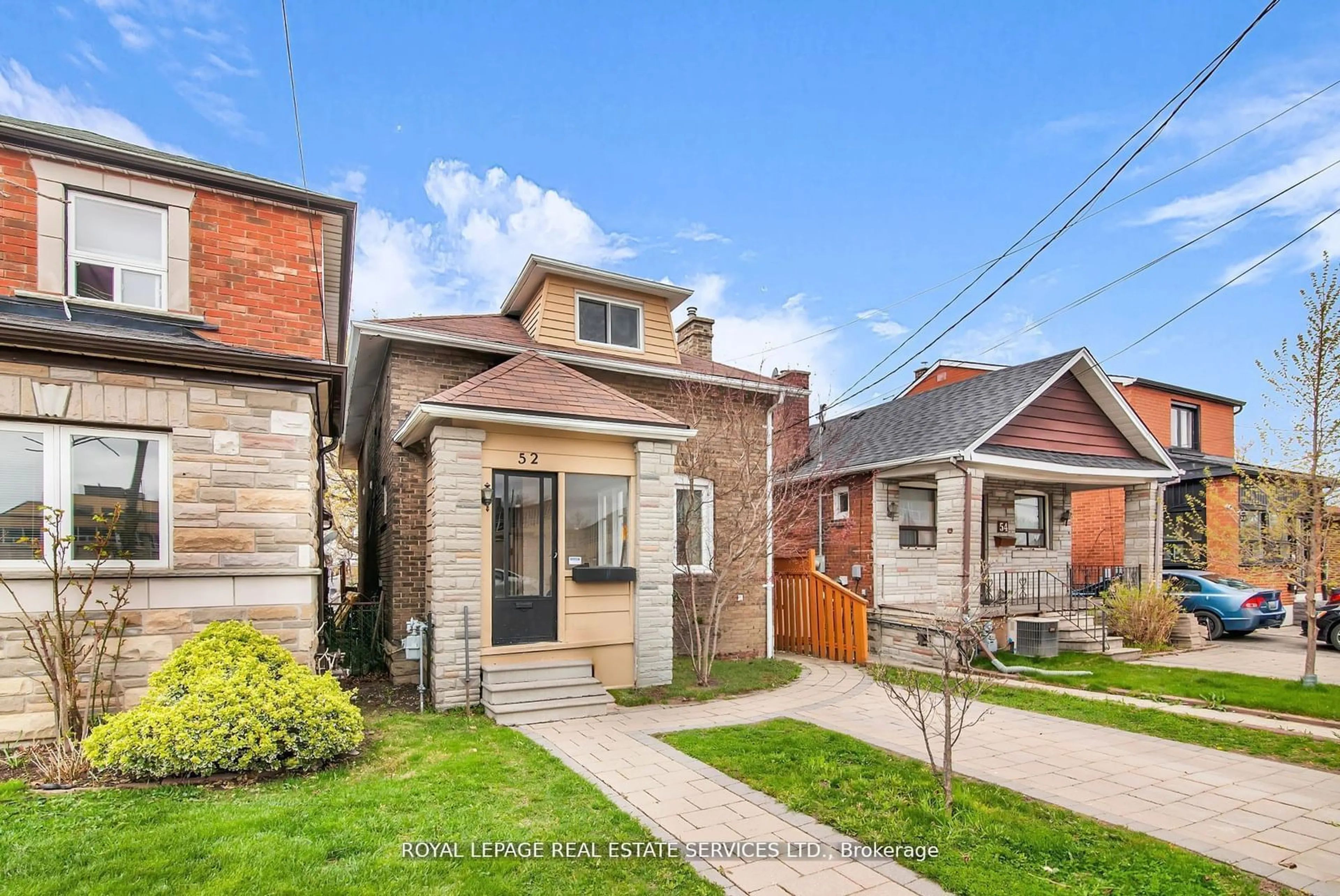 Home with brick exterior material, street for 52 Bicknell Ave, Toronto Ontario M6M 4G5