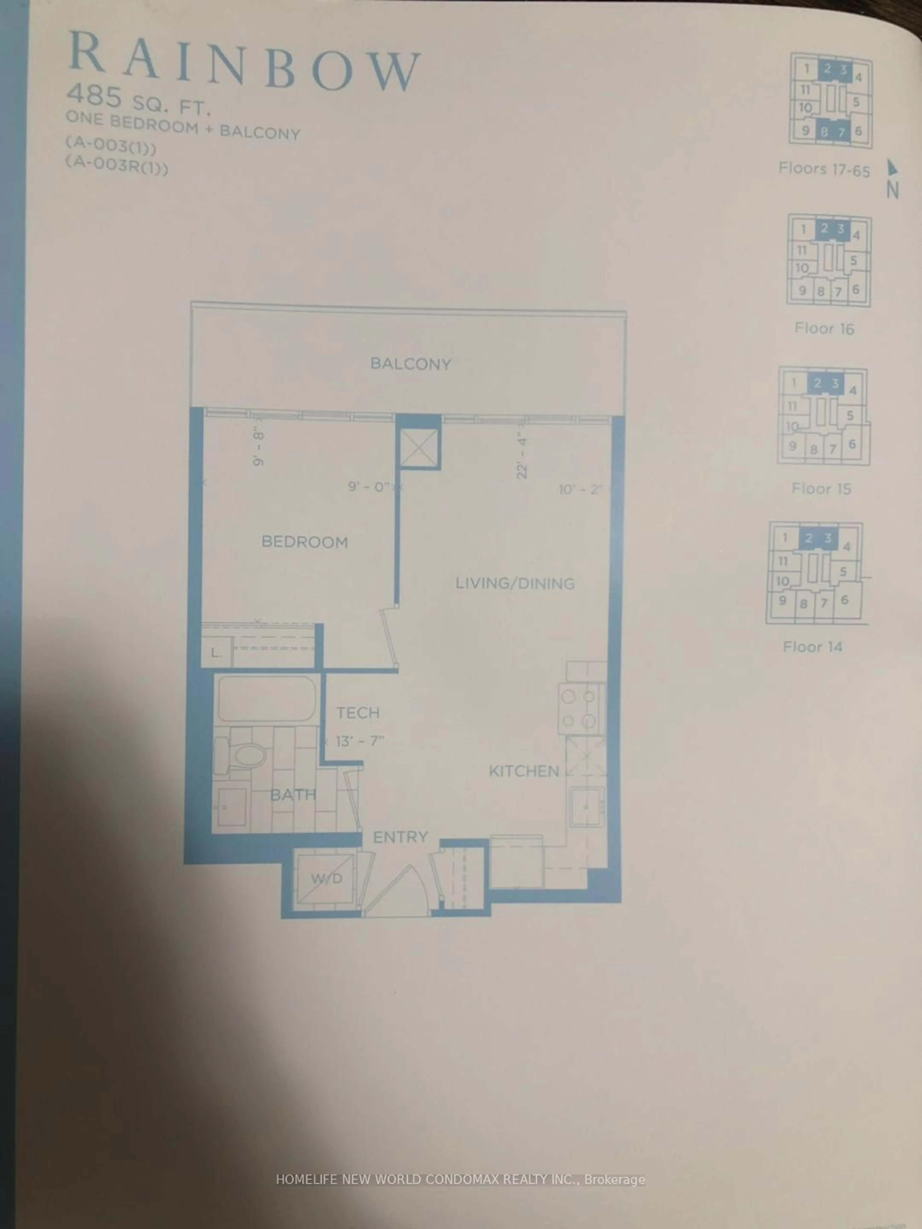 Floor plan for 30 Shore Breeze Dr #5309, Toronto Ontario M8V 0J1