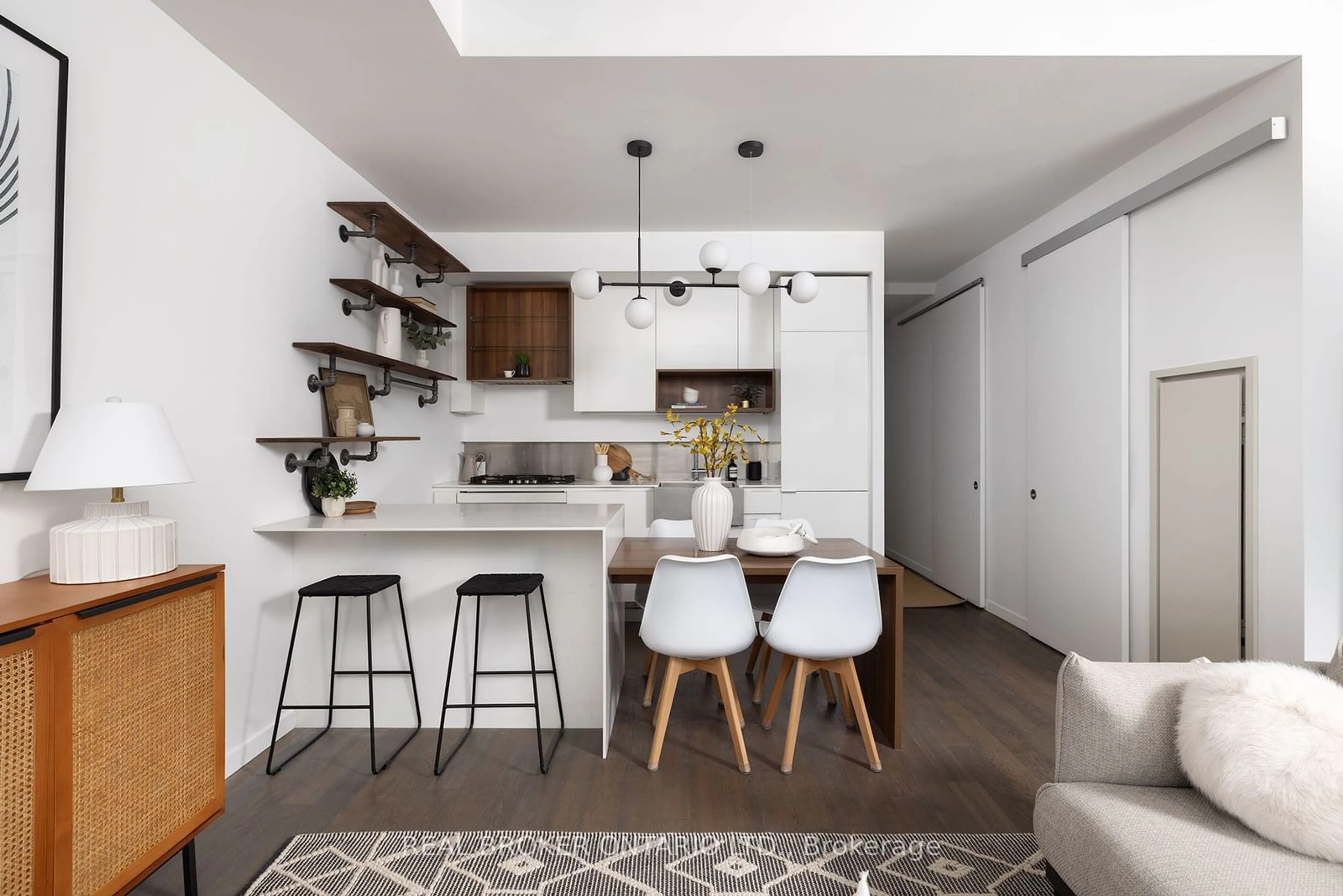 Open concept kitchen, unknown for 383 Sorauren Ave #PH12, Toronto Ontario M6R 0A4