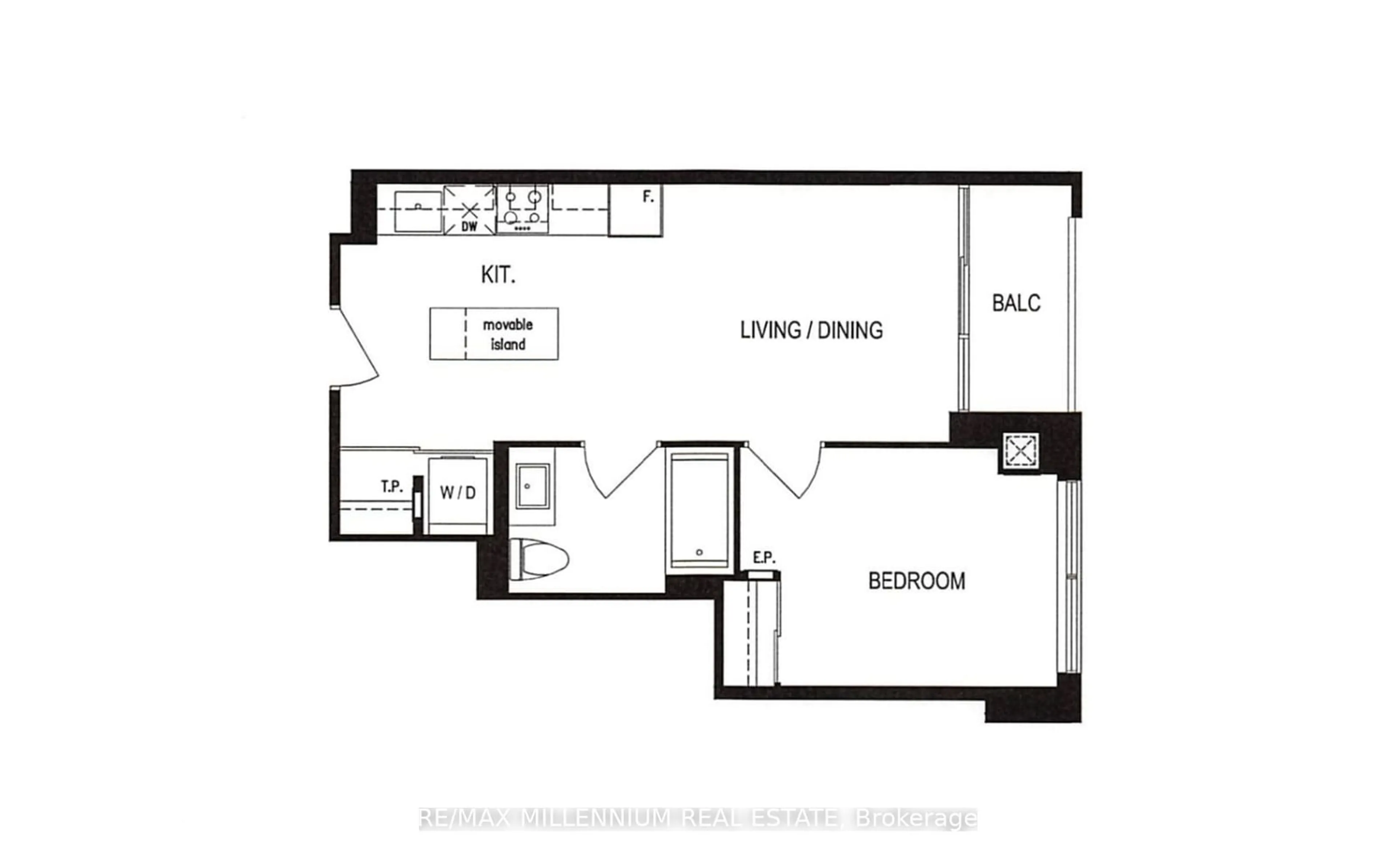 Floor plan for 30 Elm Dr #1203, Mississauga Ontario L5B 0N6