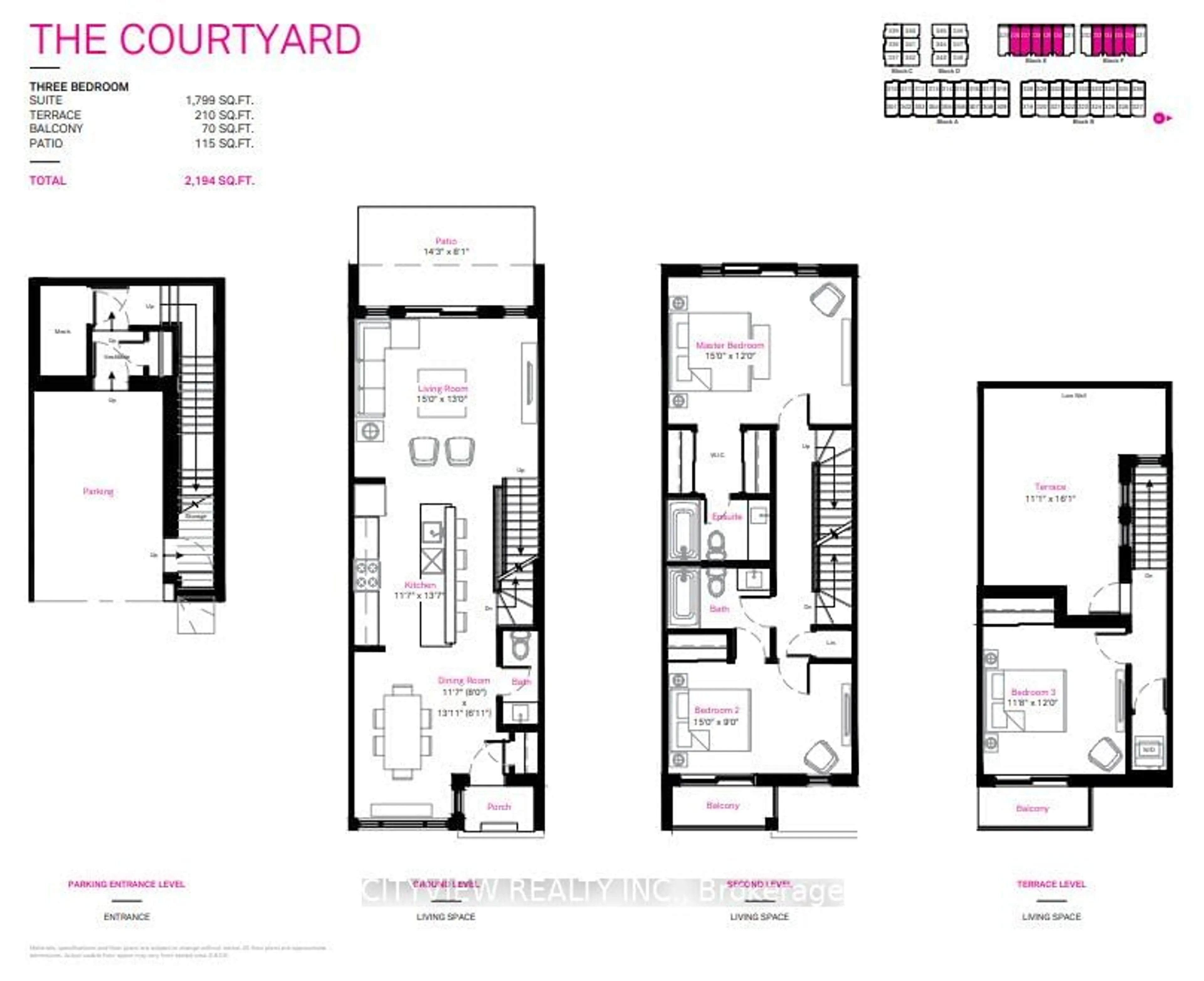 Floor plan for 3074 Sixth Line #234, Oakville Ontario L6M 4J9