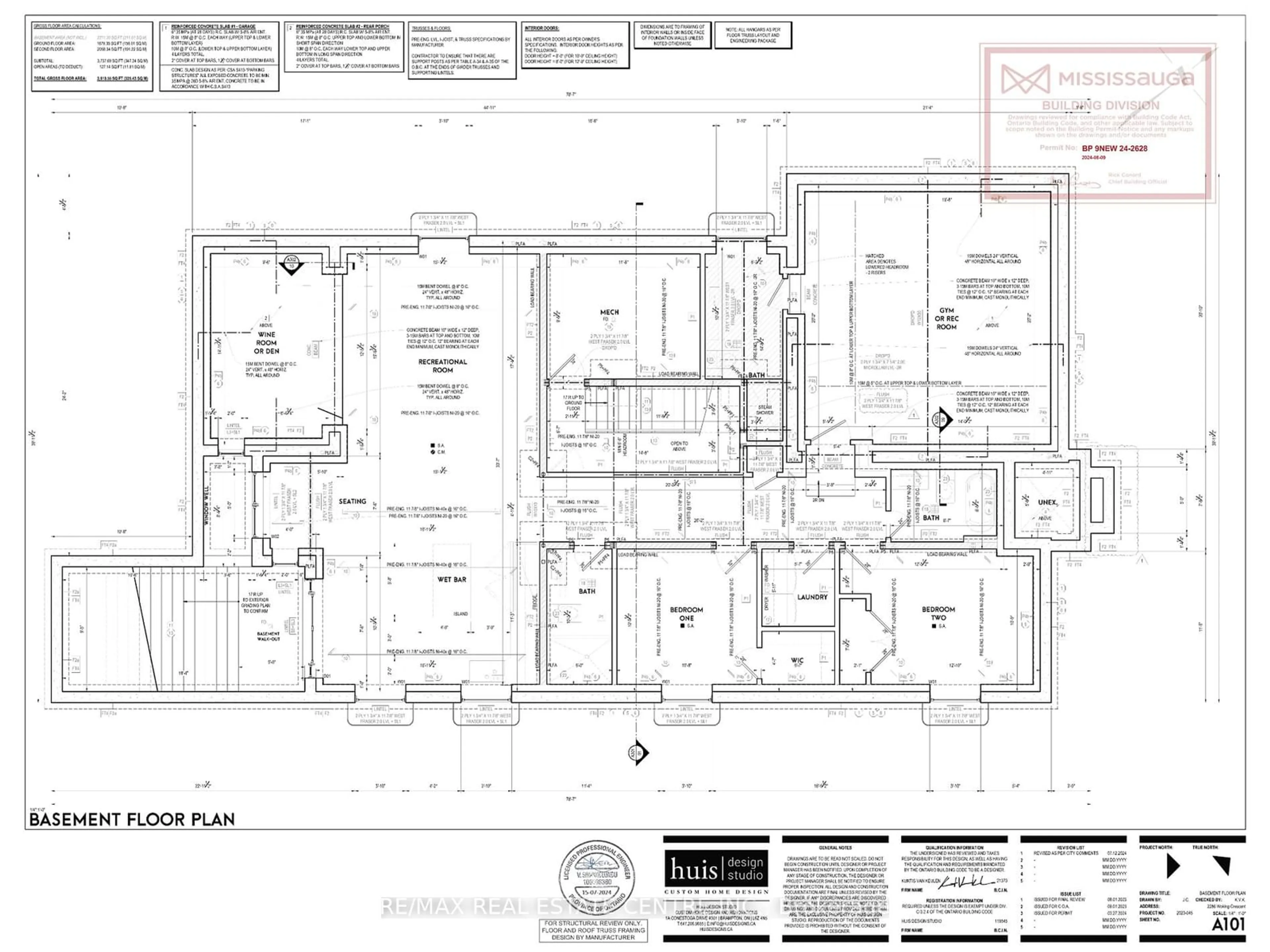 Floor plan for 2286 Woking Cres, Mississauga Ontario L5K 1Z7