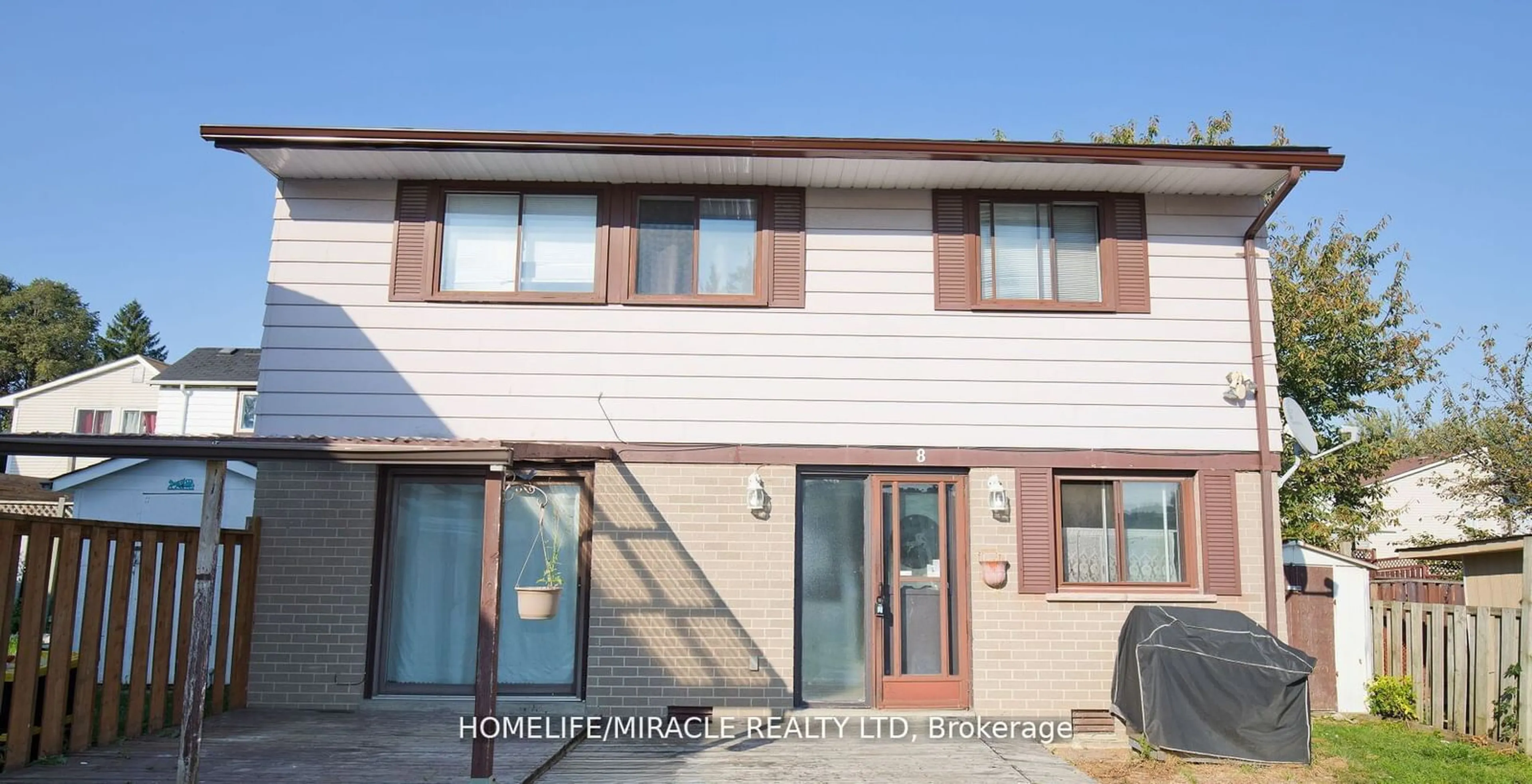 Home with brick exterior material, street for 8 Hillbank Tr, Brampton Ontario L6S 1P6