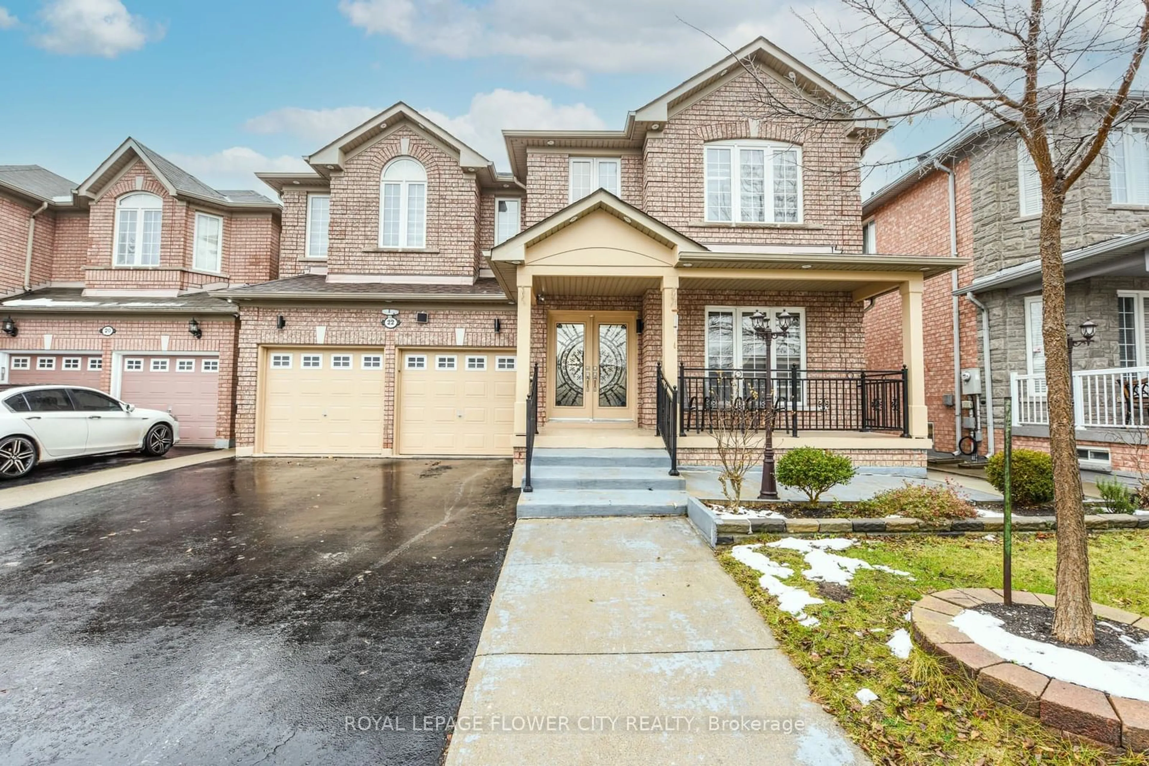 Home with brick exterior material, street for 22 Wintersnow Crt, Brampton Ontario L6R 3G6