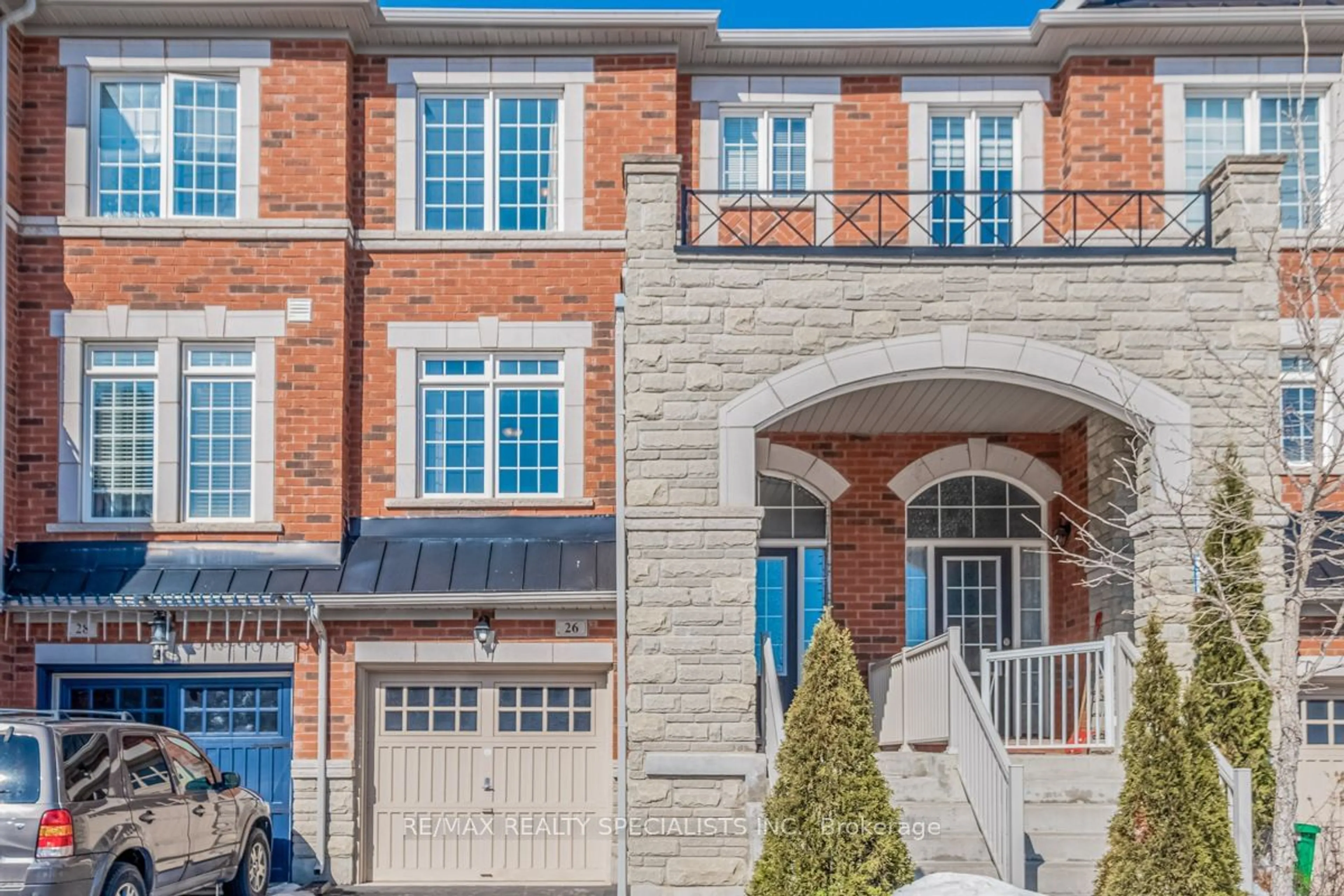 Home with brick exterior material, street for 26 Cloudburst Rd, Brampton Ontario L7A 4H9