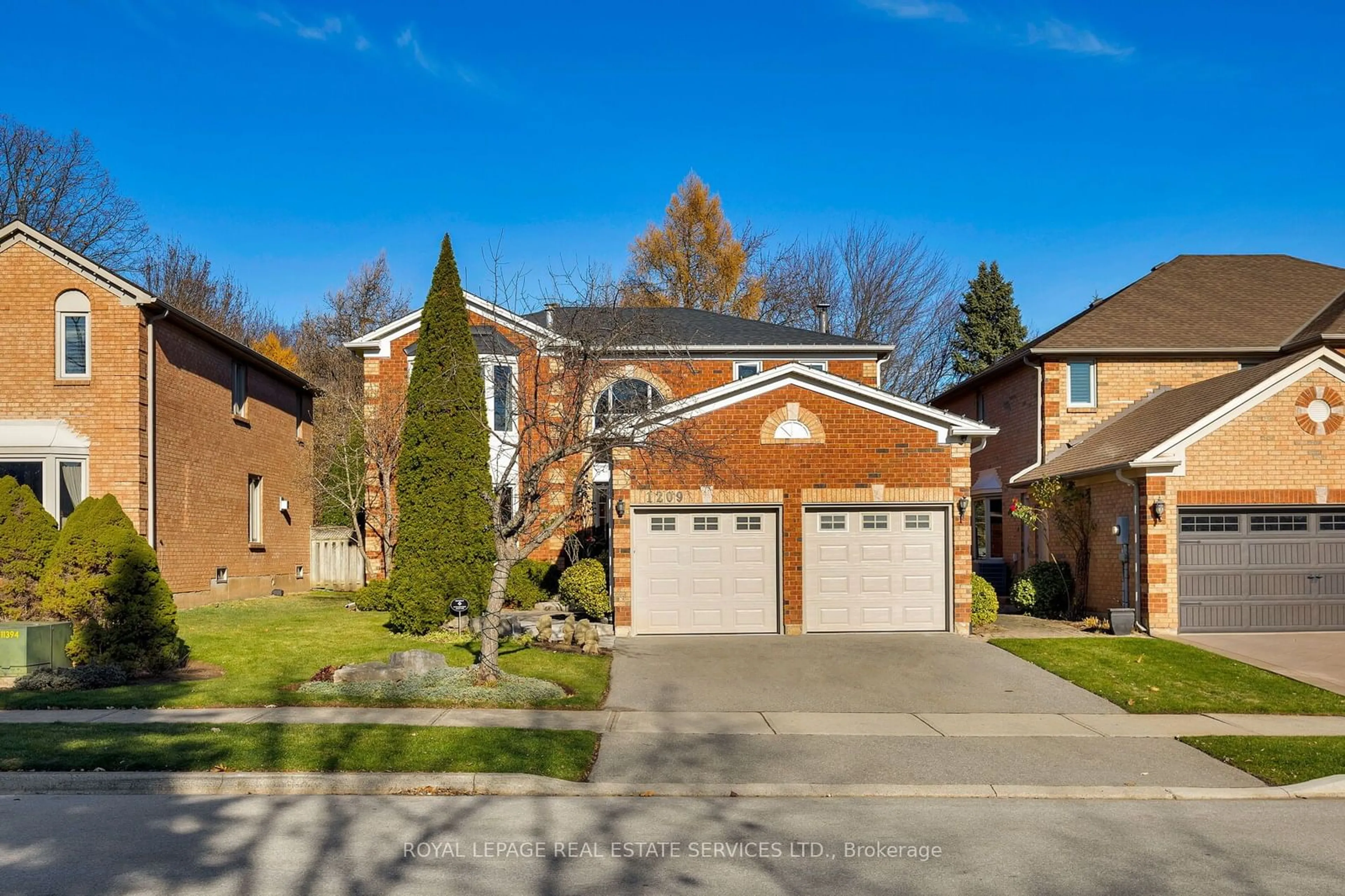 Home with brick exterior material, street for 1209 Bowman Dr, Oakville Ontario L6M 2T4