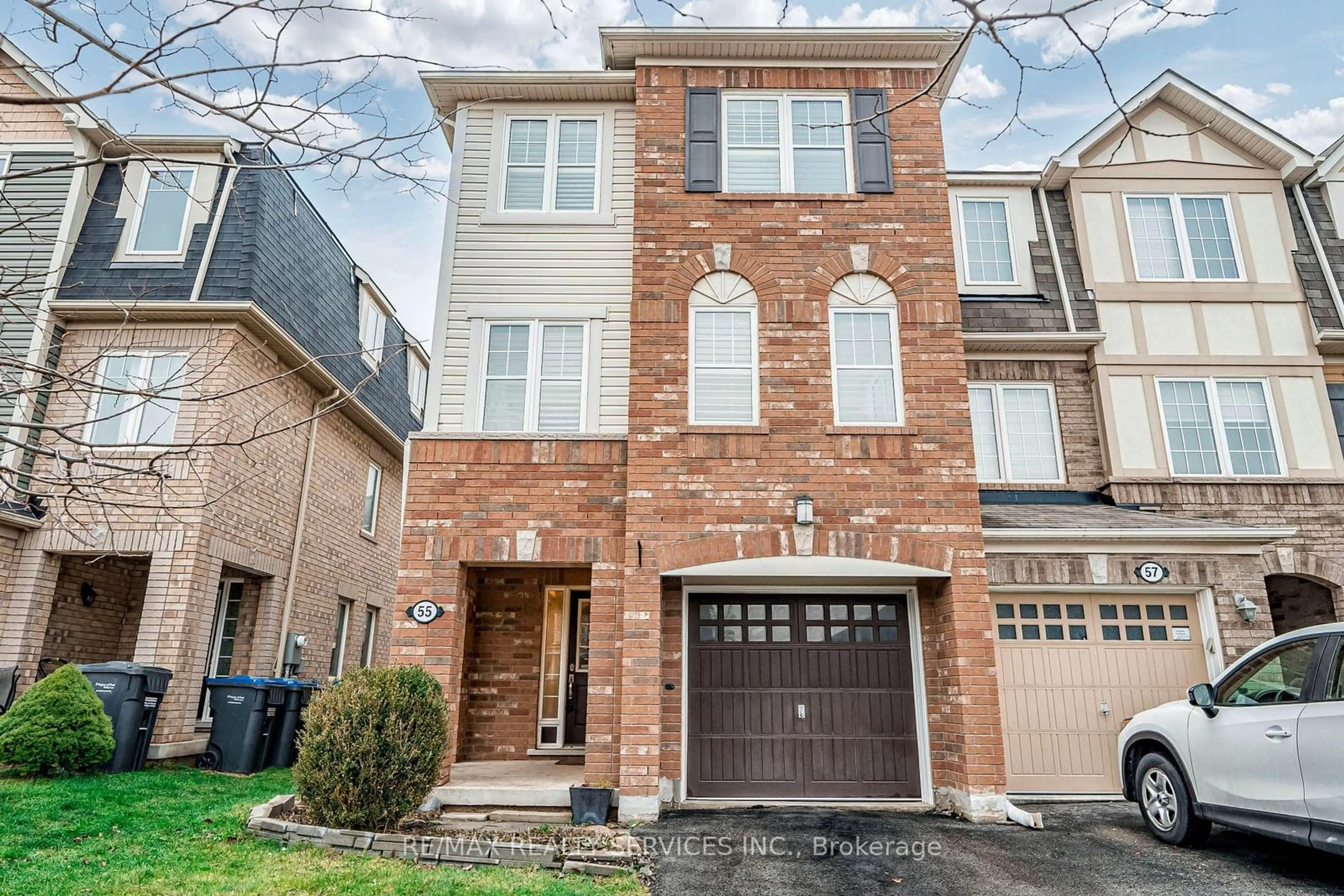 Home with brick exterior material, street for 55 Bevington Rd, Brampton Ontario L7A 0S1