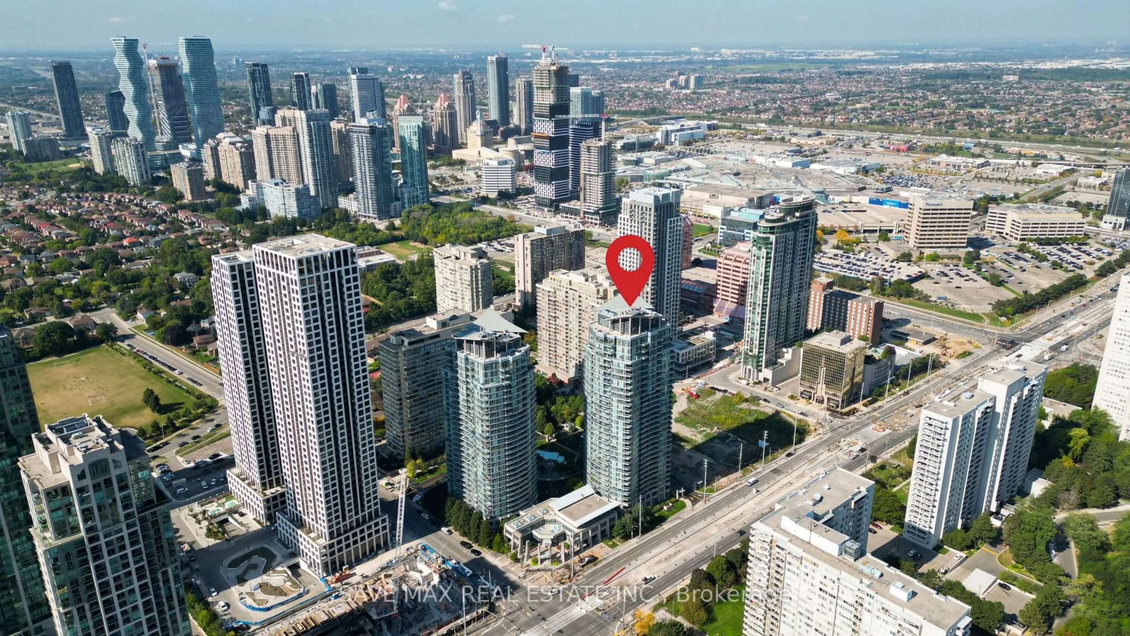 Picture of a map for 1 Elm Dr #908, Mississauga Ontario L5B 4M1