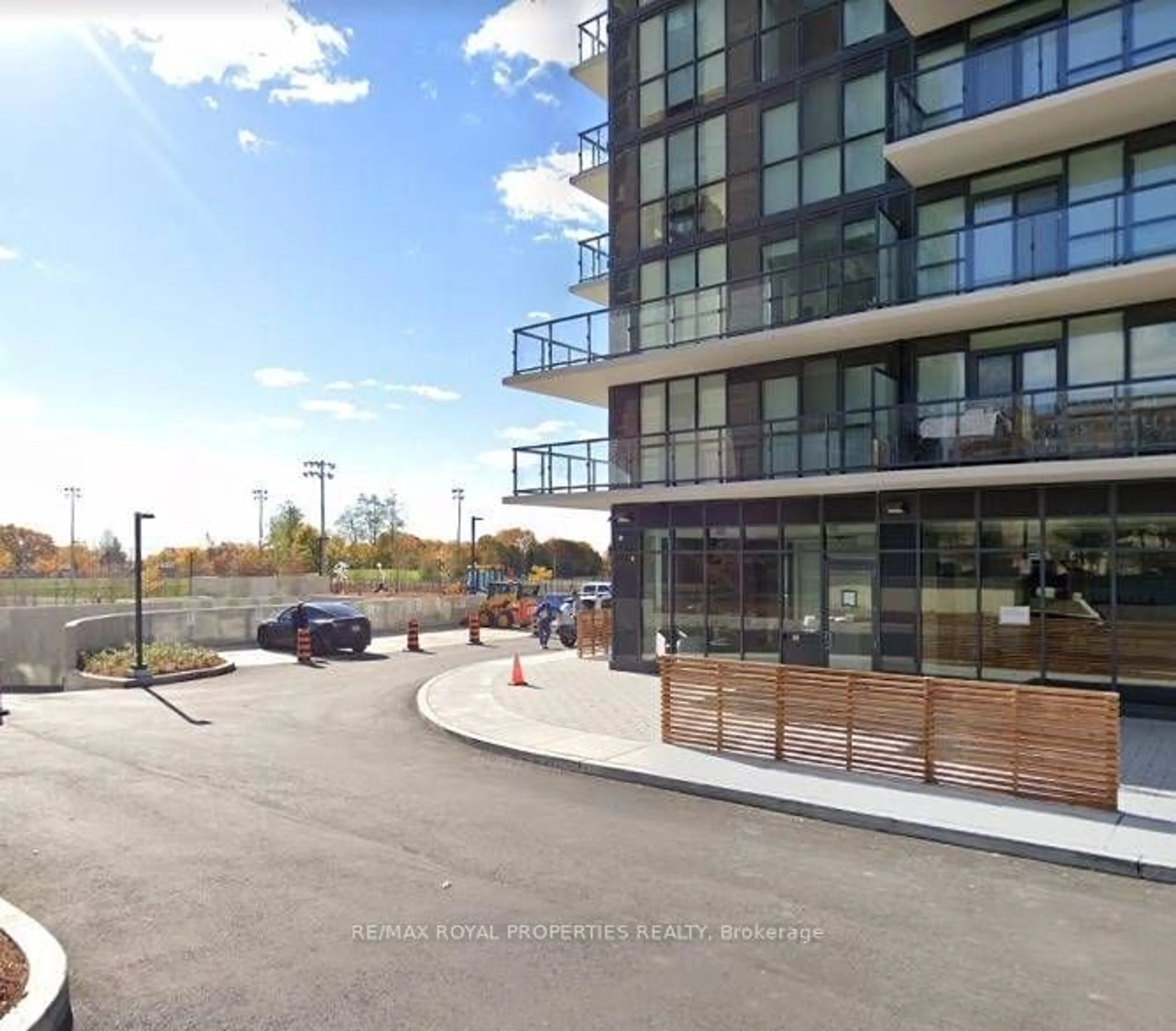 A pic from outside/outdoor area/front of a property/back of a property/a pic from drone, unknown for 1461 Lawrence Ave #808, Toronto Ontario M6L 0A6