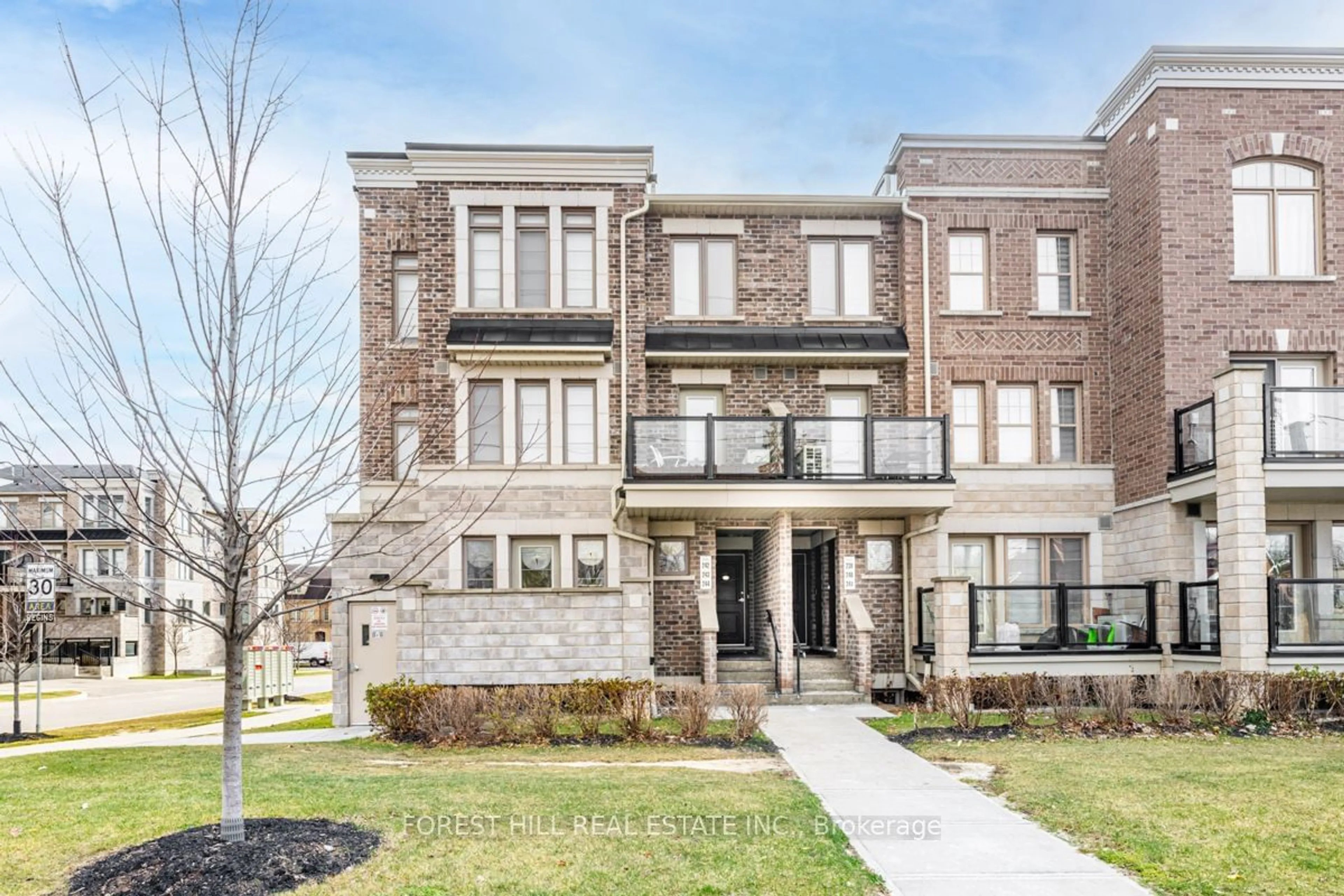 Home with brick exterior material, street for 2355 Sheppard Ave #242, Toronto Ontario M9M 0E7