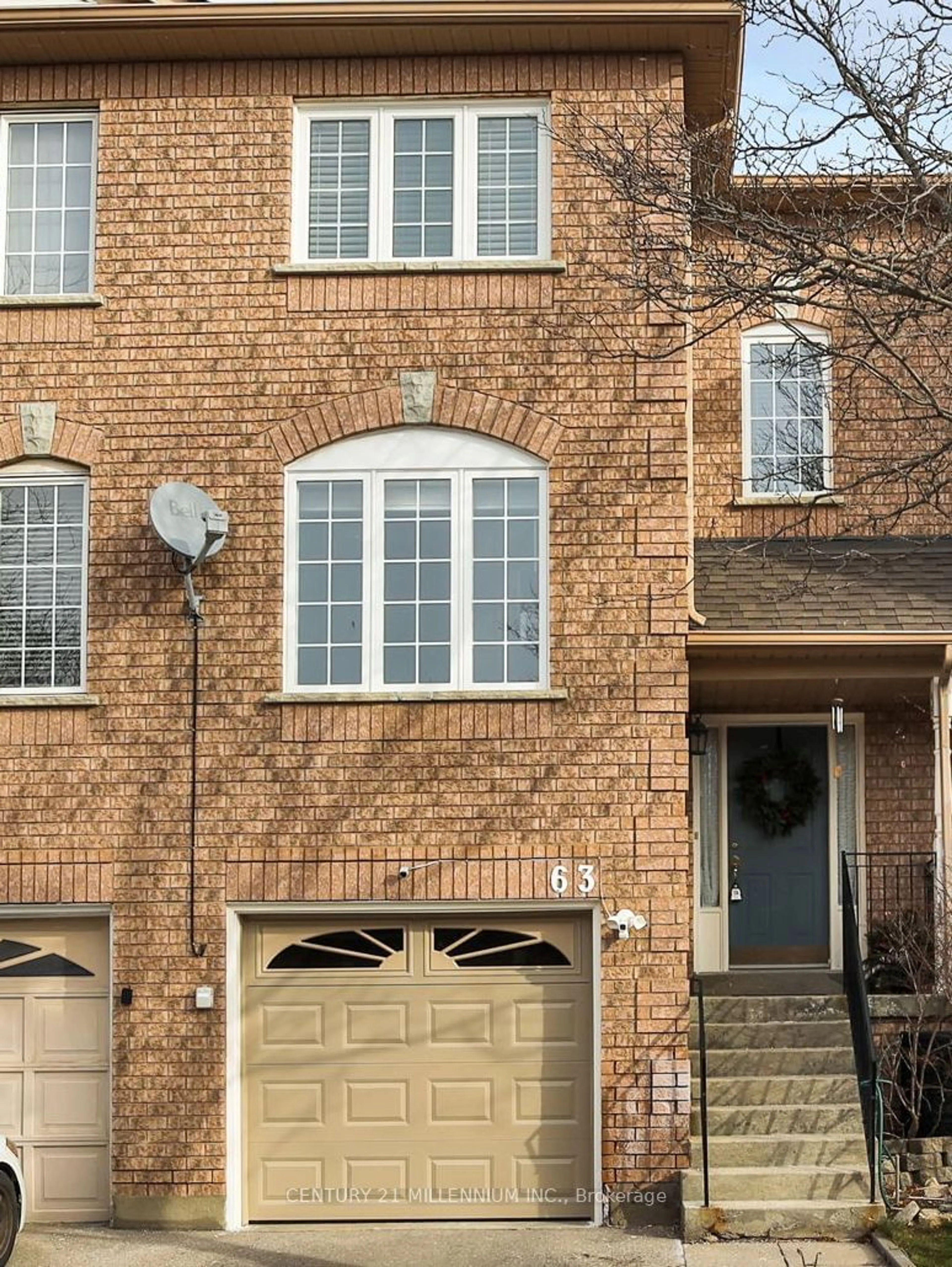 Home with brick exterior material, street for 9800 Mclaughlin Rd #63, Brampton Ontario L6X 4R1