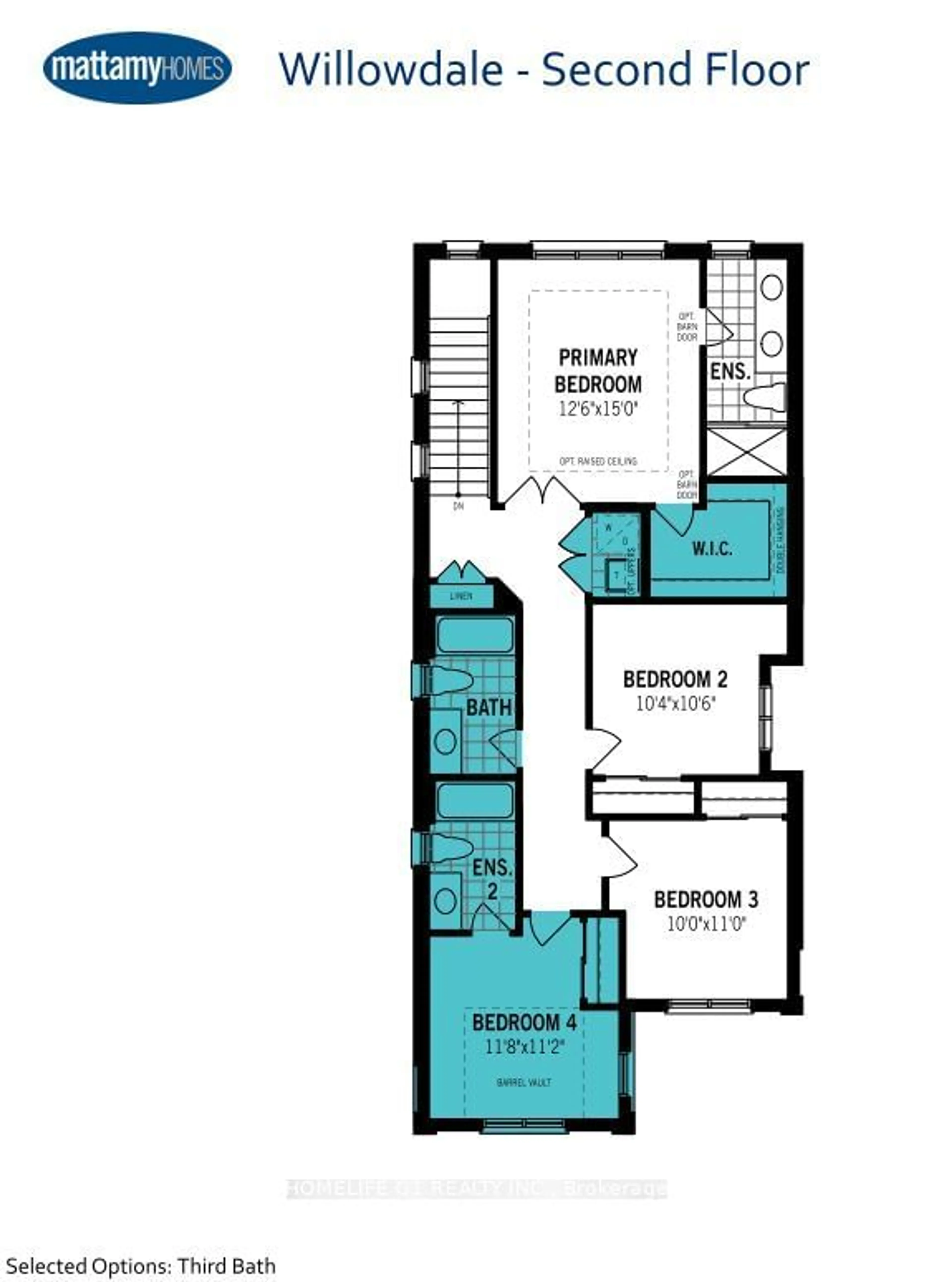 Floor plan for 1232 Stirling Todd Terr, Milton Ontario L9L 9L9