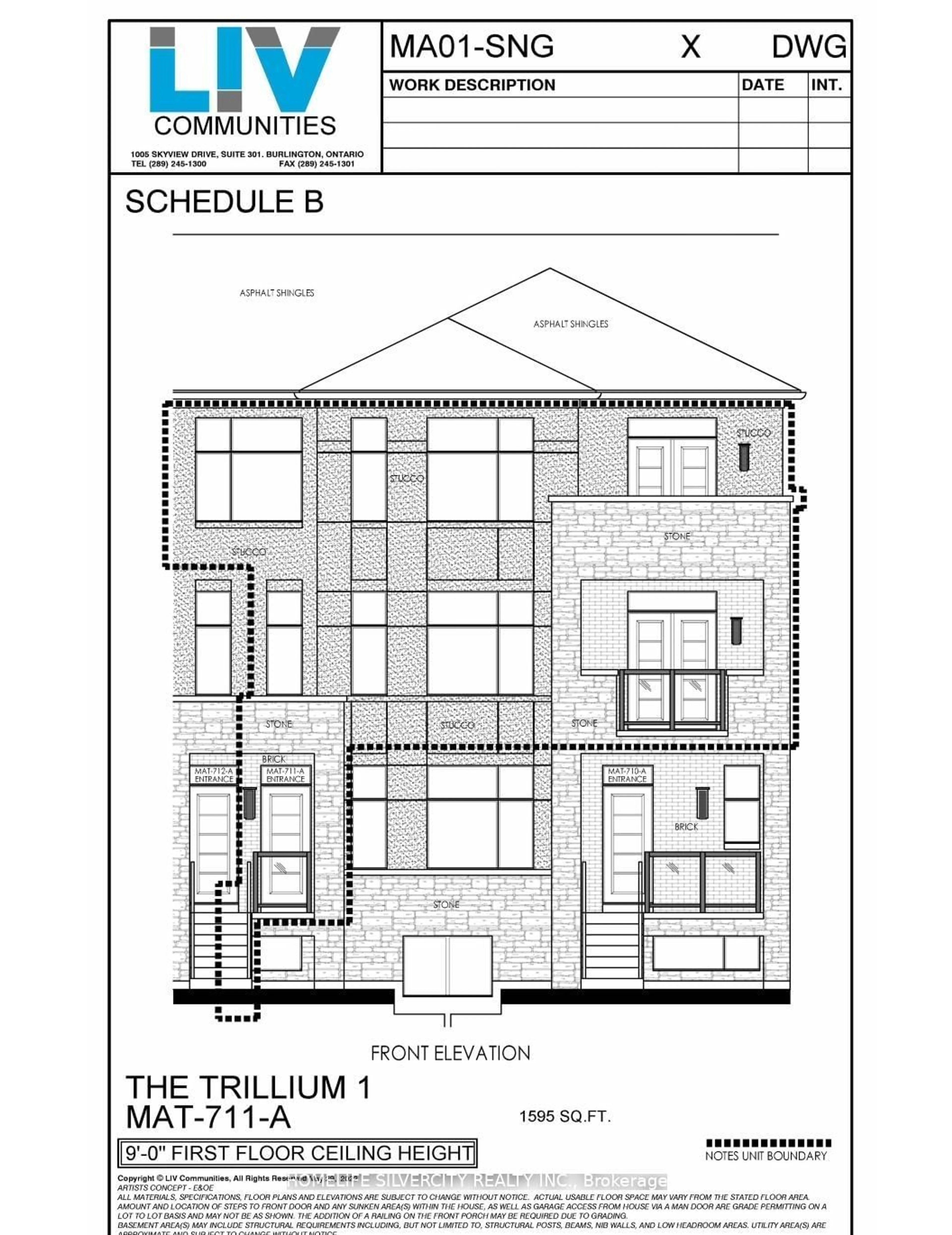 Floor plan for Lot 51 Fieldridge Cres, Brampton Ontario L6R 0C2