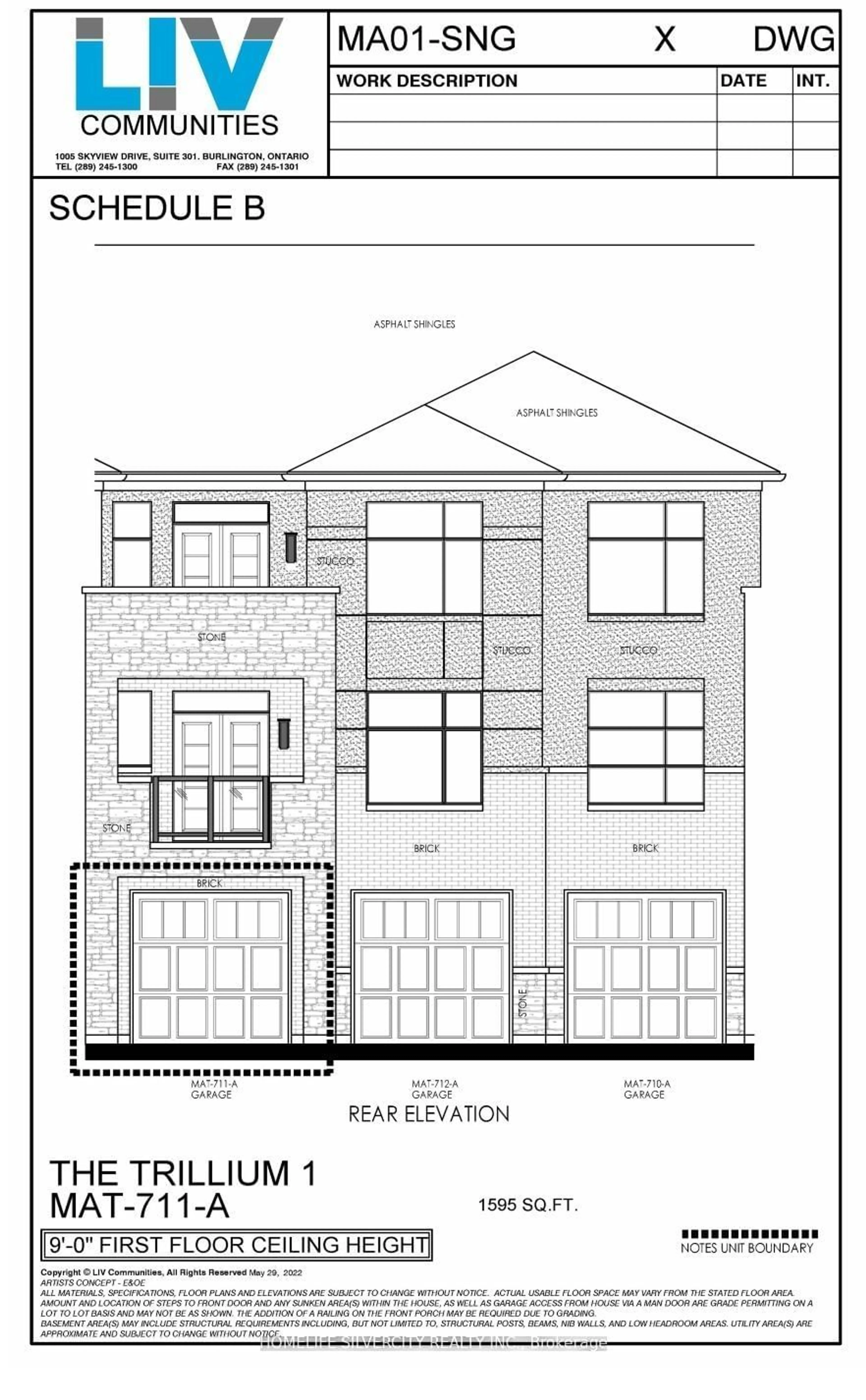 Floor plan for Lot 51 Fieldridge Cres, Brampton Ontario L6R 0C2