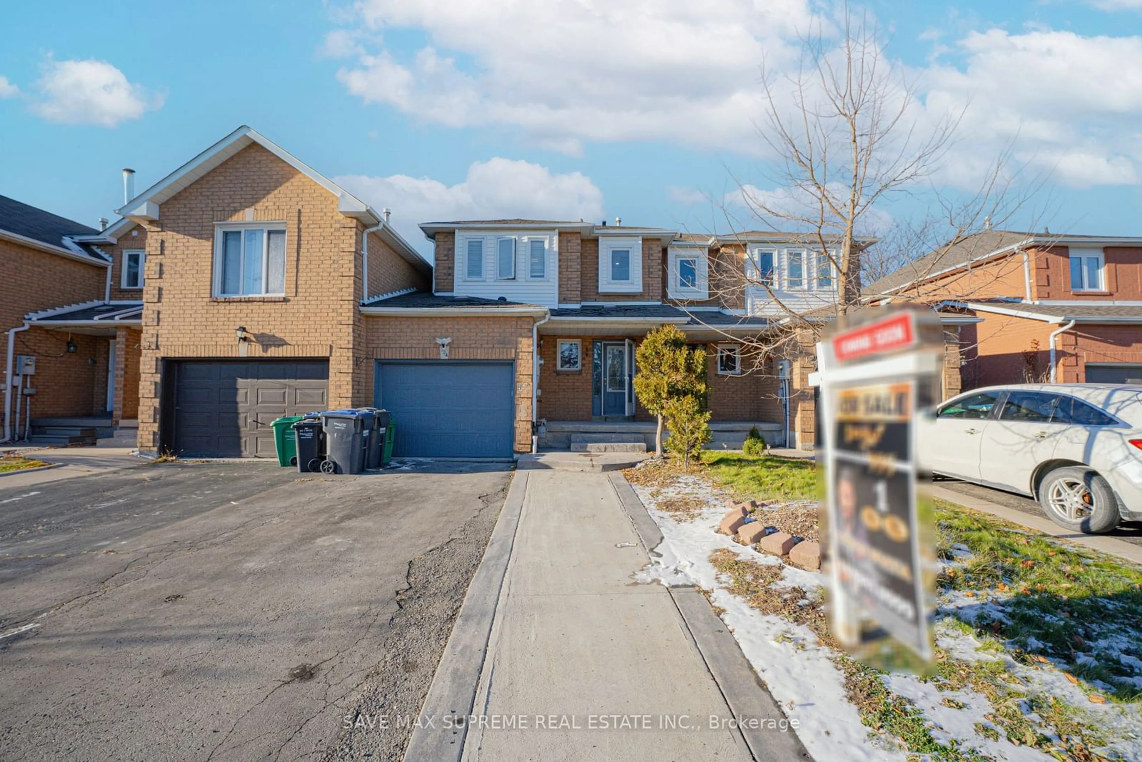 A pic from outside/outdoor area/front of a property/back of a property/a pic from drone, street for 134 Toba Cres, Brampton Ontario L6Z 4R9