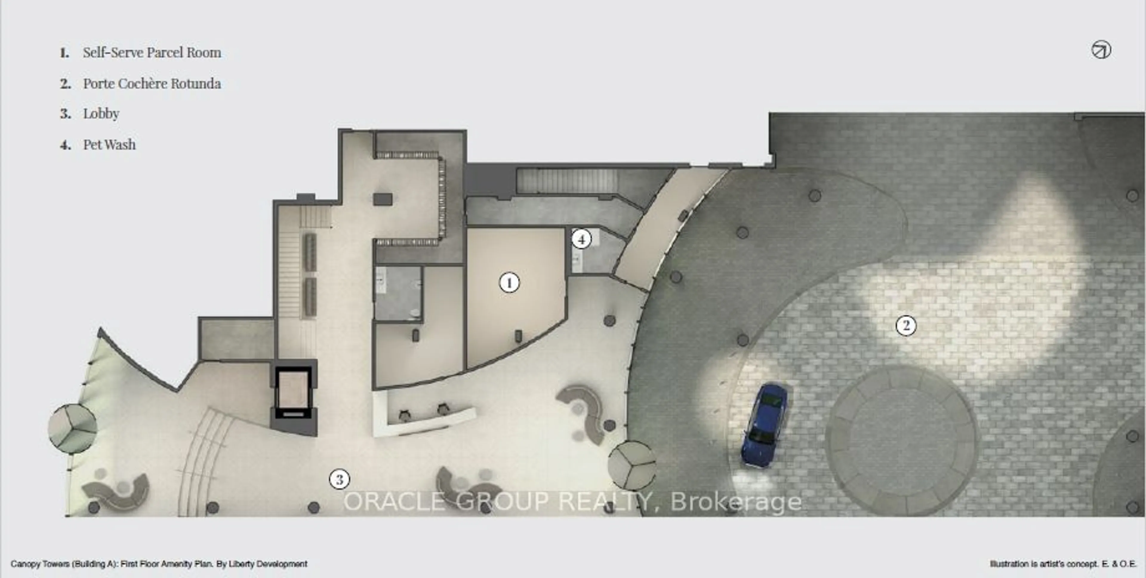 Floor plan for 5081 Hurontario St #A-2201, Mississauga Ontario L4Z 3X7