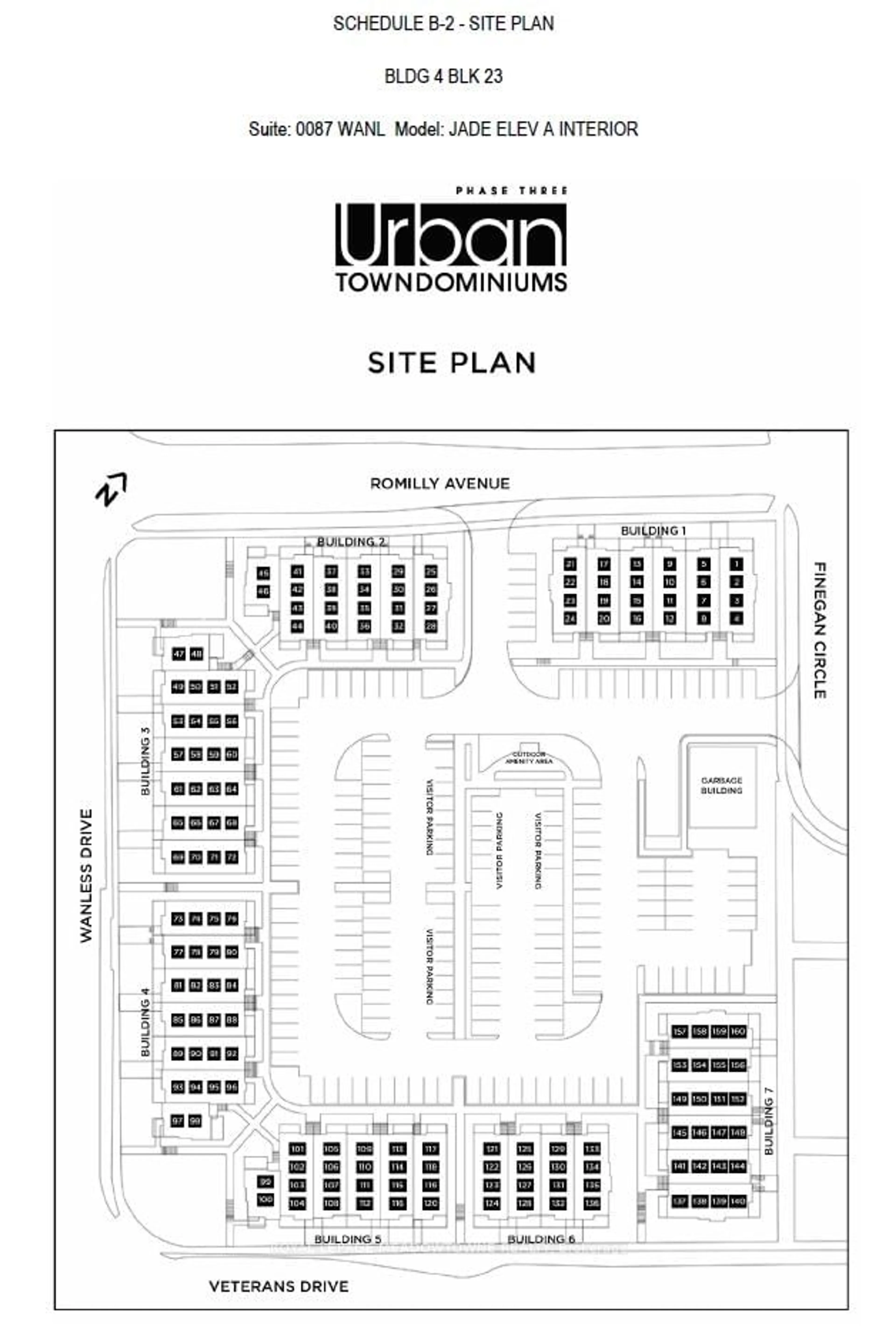 Floor plan for 1930 Wanless Dr #87, Brampton Ontario L7A 0A7