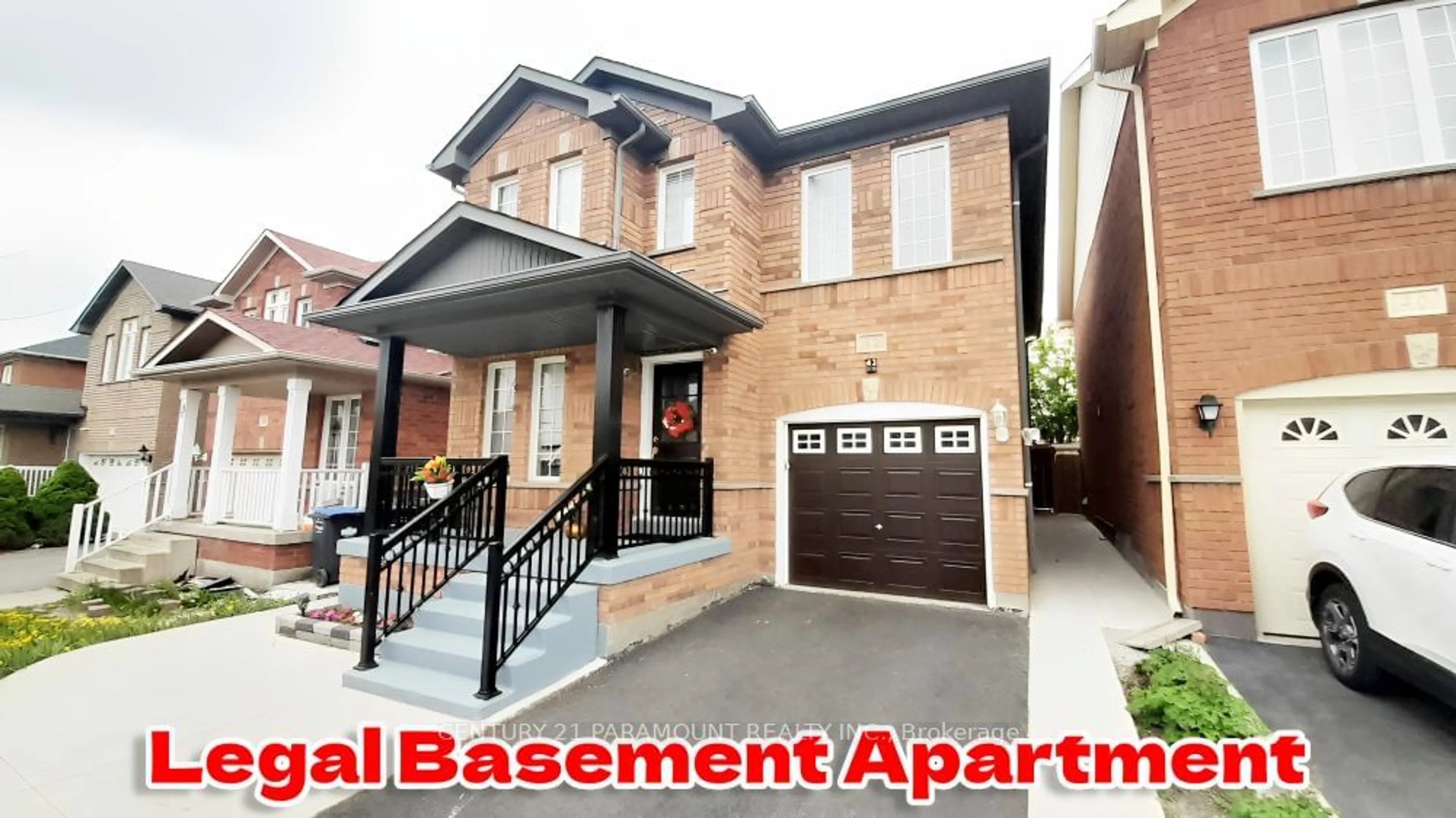 Home with brick exterior material, street for 42 Four Seasons Circ, Brampton Ontario L7A 2A8