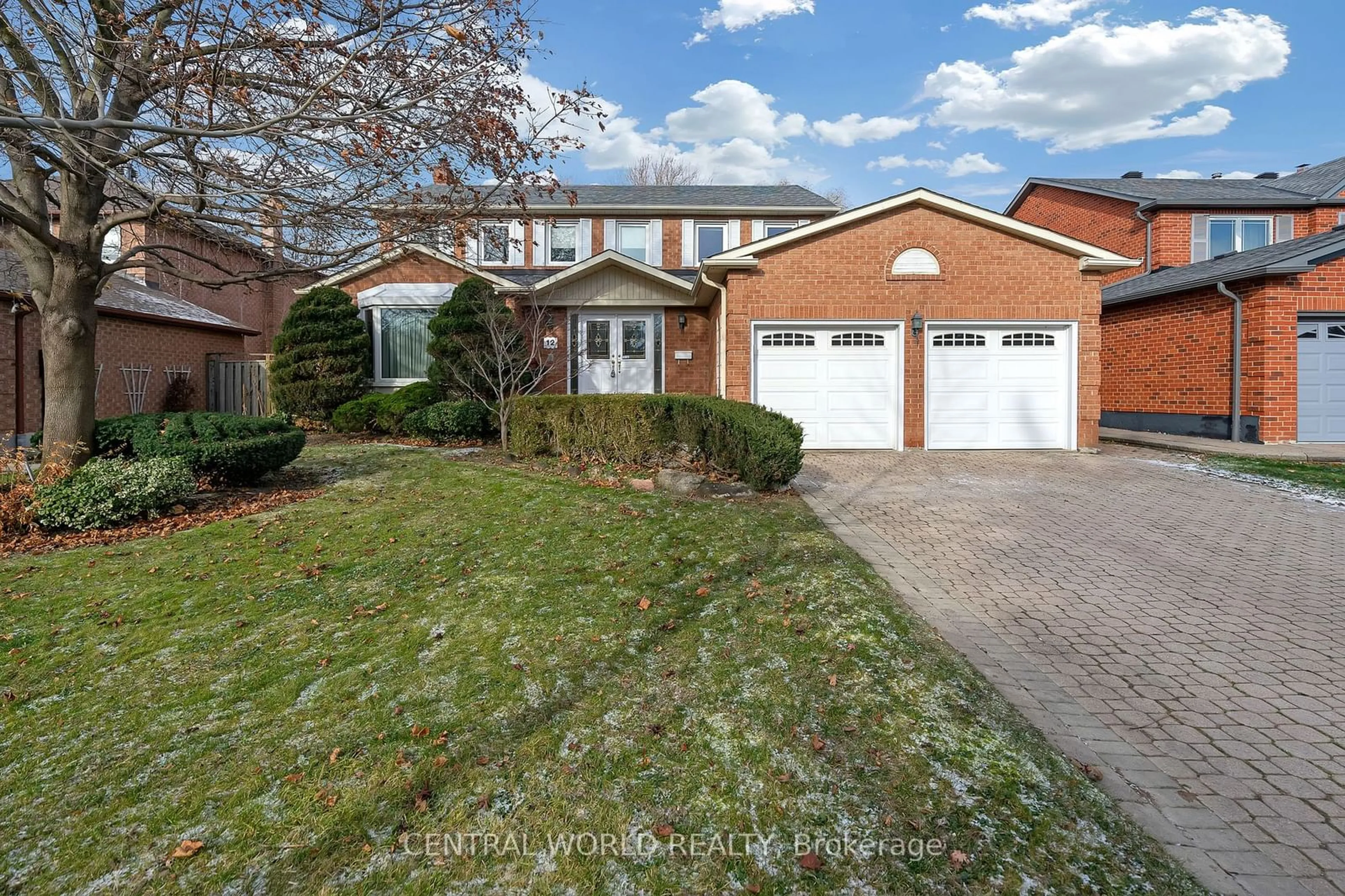 Home with brick exterior material, street for 12 Lindhurst St, Brampton Ontario L6S 4C2