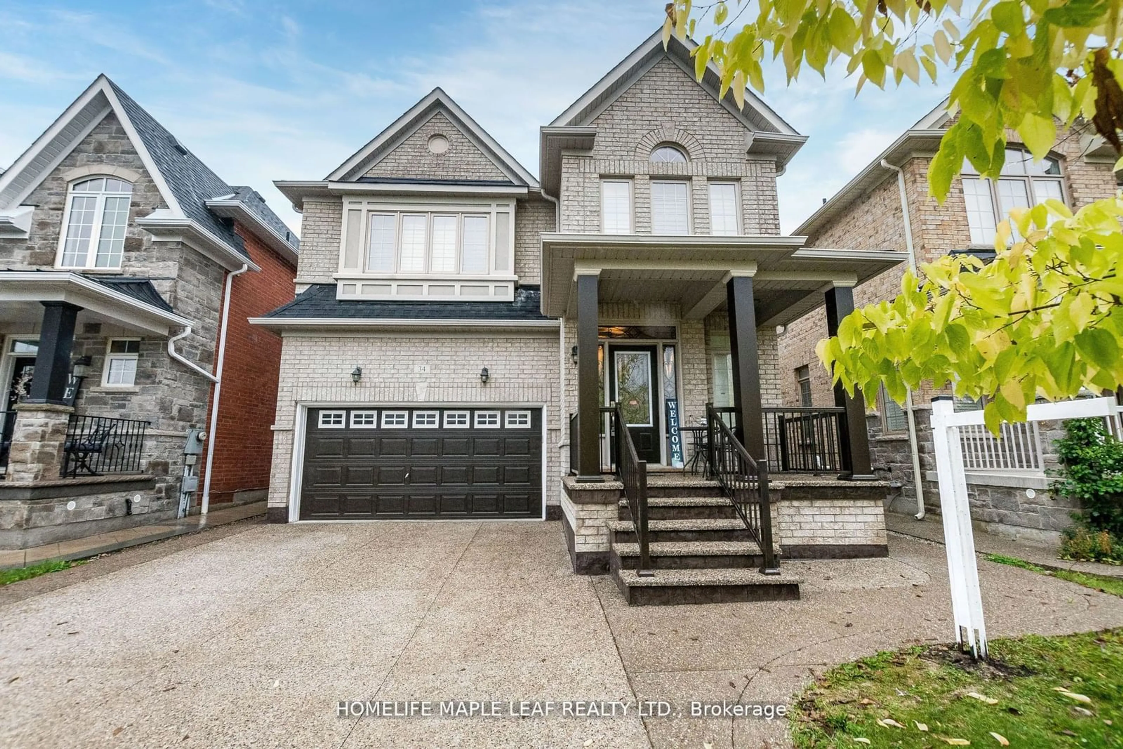 Home with brick exterior material, street for 34 Jolana Cres, Halton Hills Ontario L7G 0G5