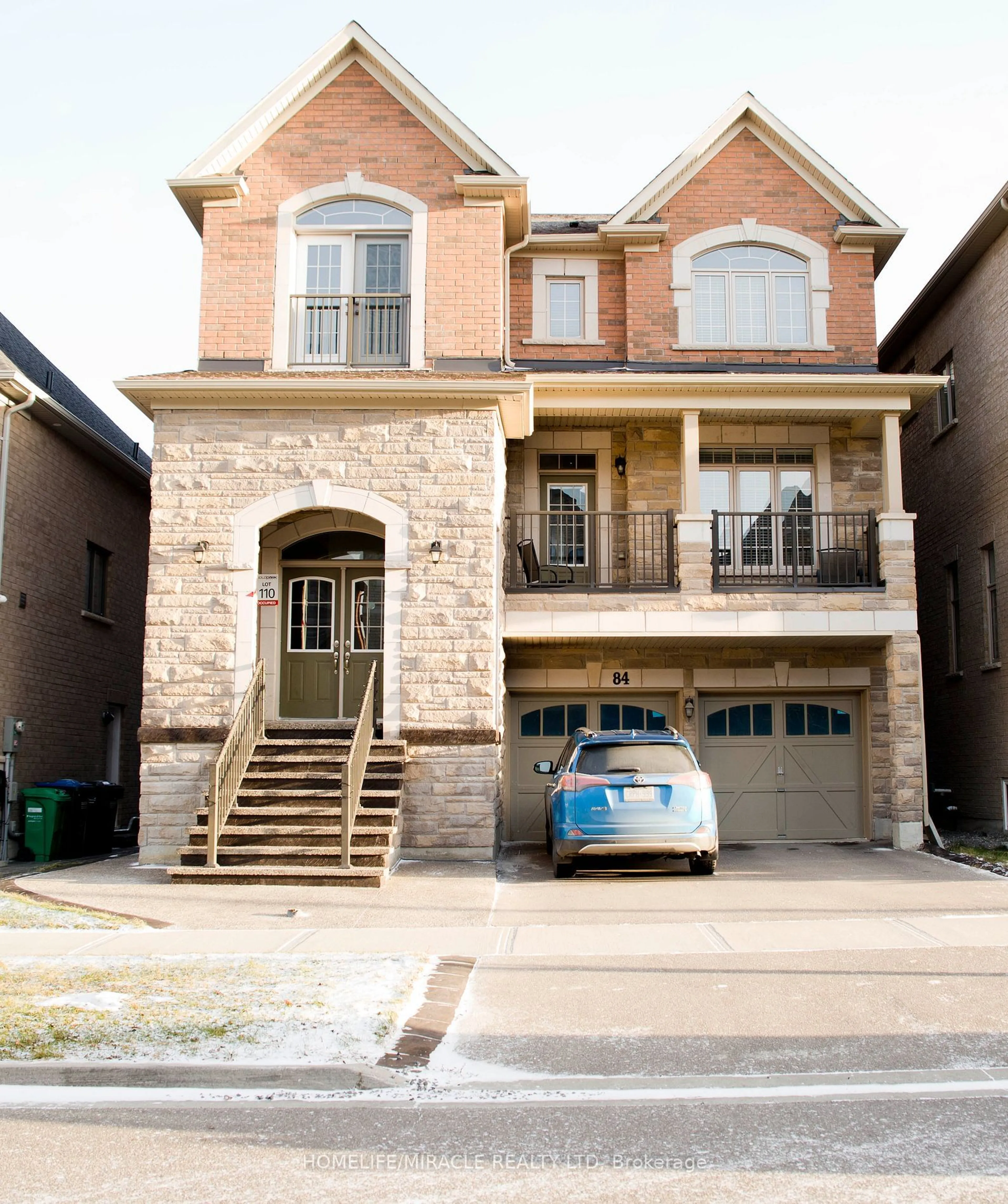 Home with brick exterior material, street for 84 Roulette Cres, Brampton Ontario L7A 4R6