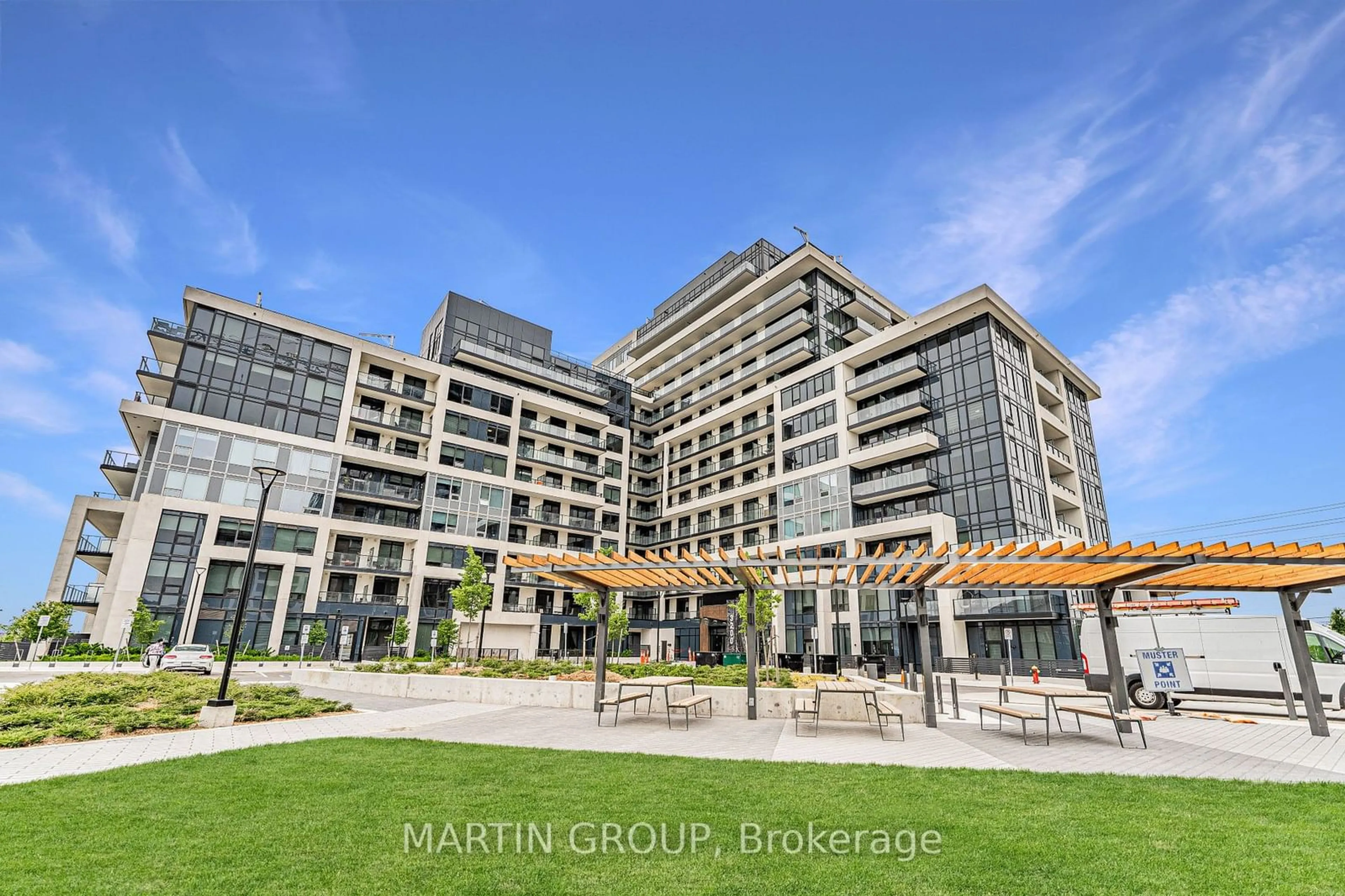 Patio, building for 3200 William Coltson Ave #1403, Oakville Ontario L6H 7W6