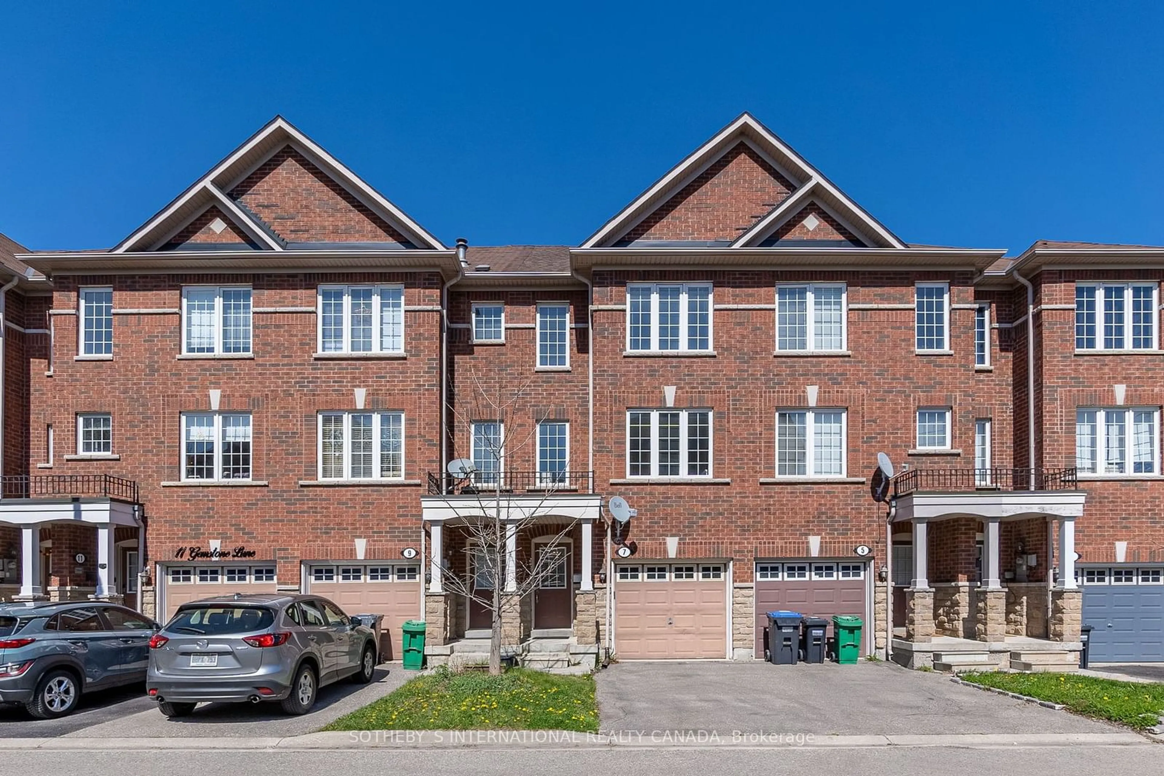 Home with brick exterior material, street for 7 Gemstone Lane, Brampton Ontario L6X 0H1