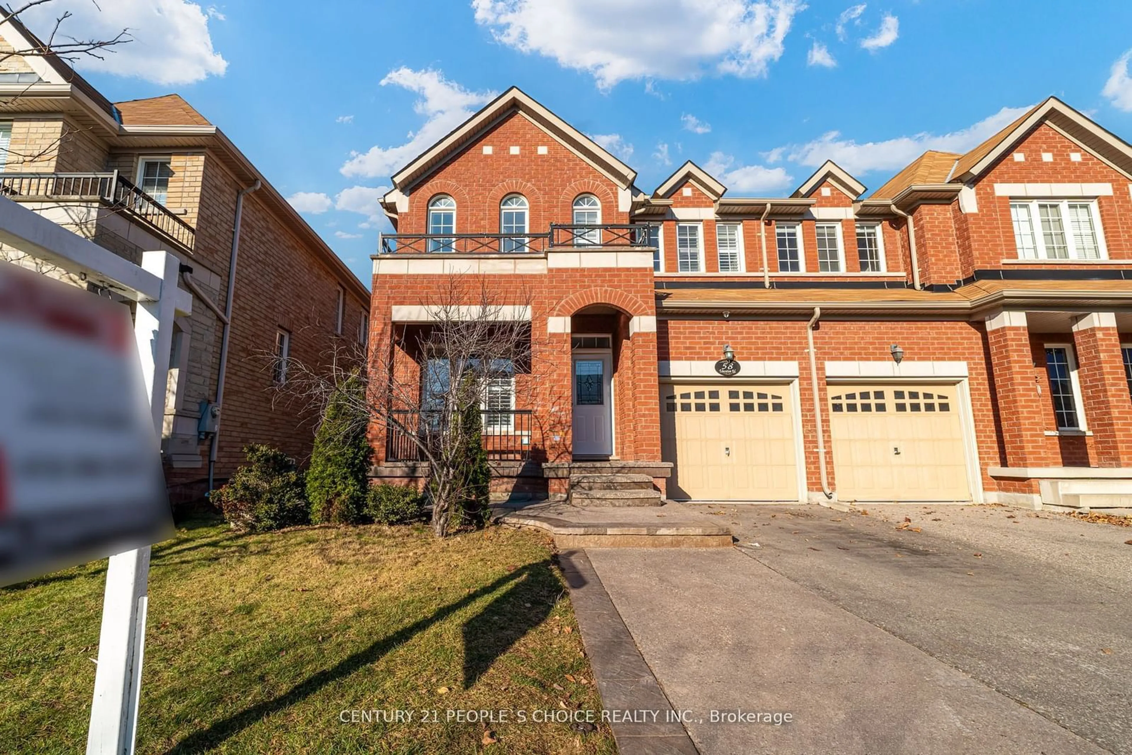 Home with brick exterior material, street for 58 Education Rd, Brampton Ontario L6P 3P3