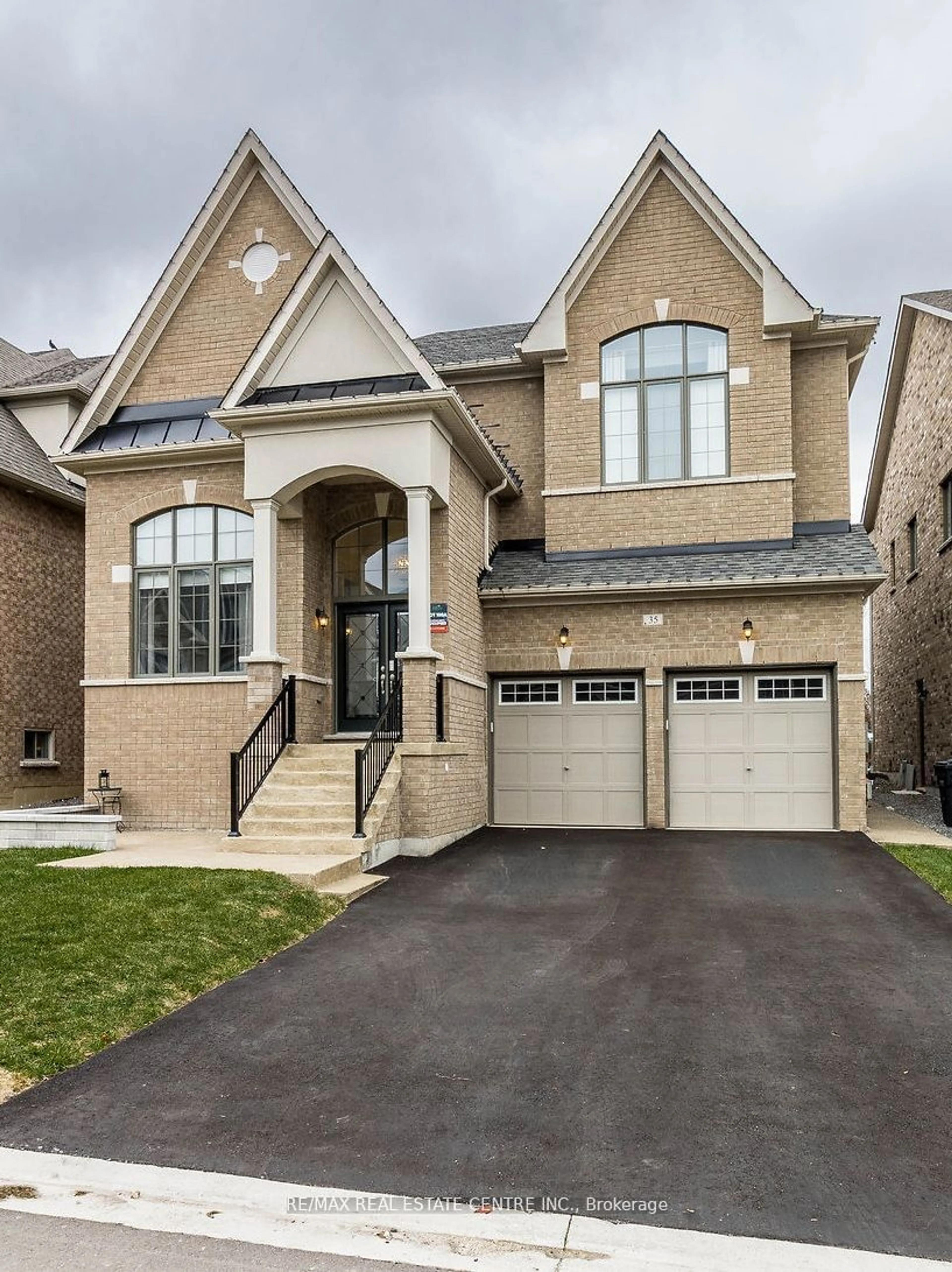 Home with brick exterior material, street for 35 Arthur Griffin Cres, Caledon Ontario L7C 4E9