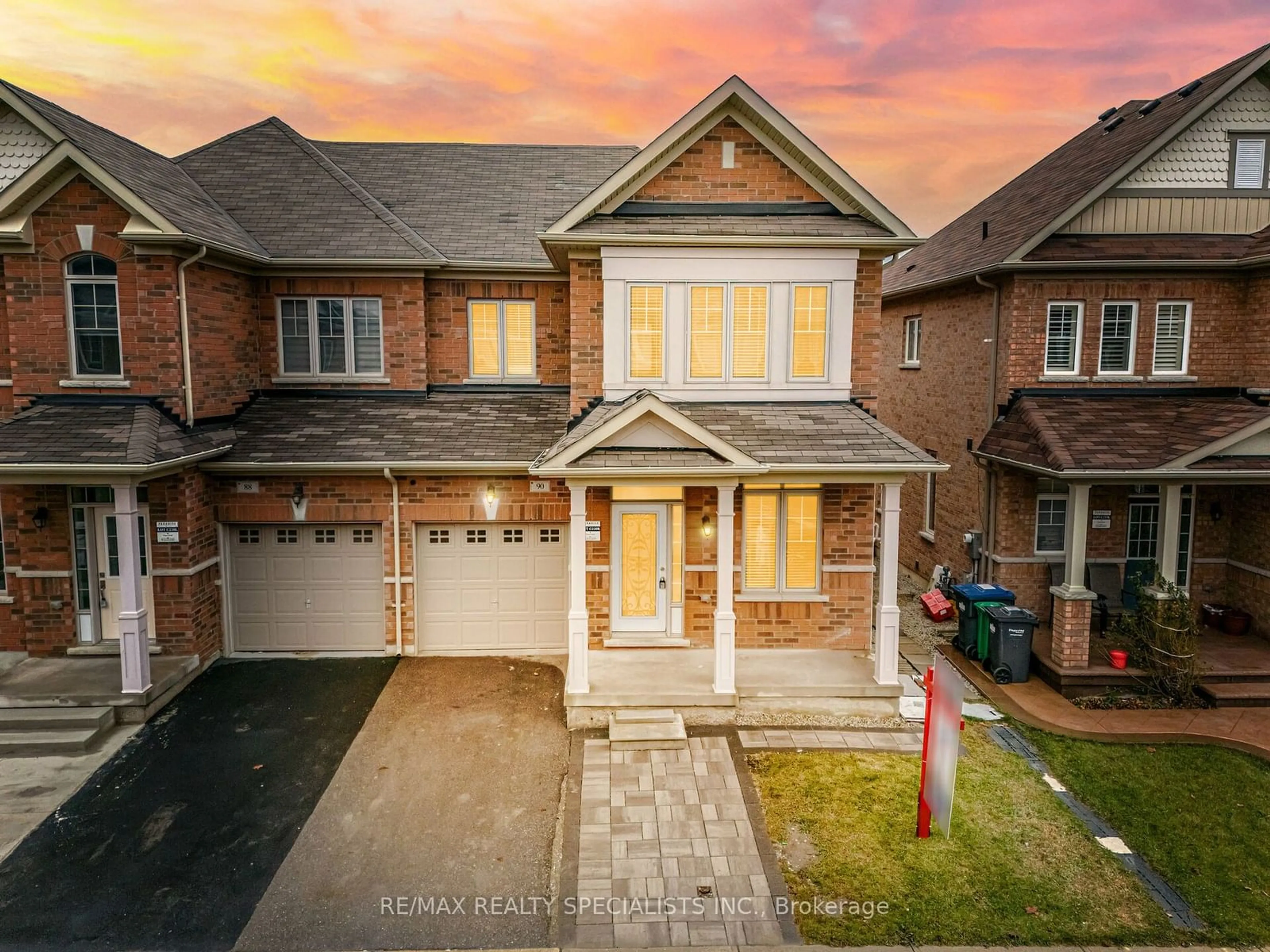 Home with brick exterior material, street for 90 Truro Circ, Brampton Ontario L7A 4E5