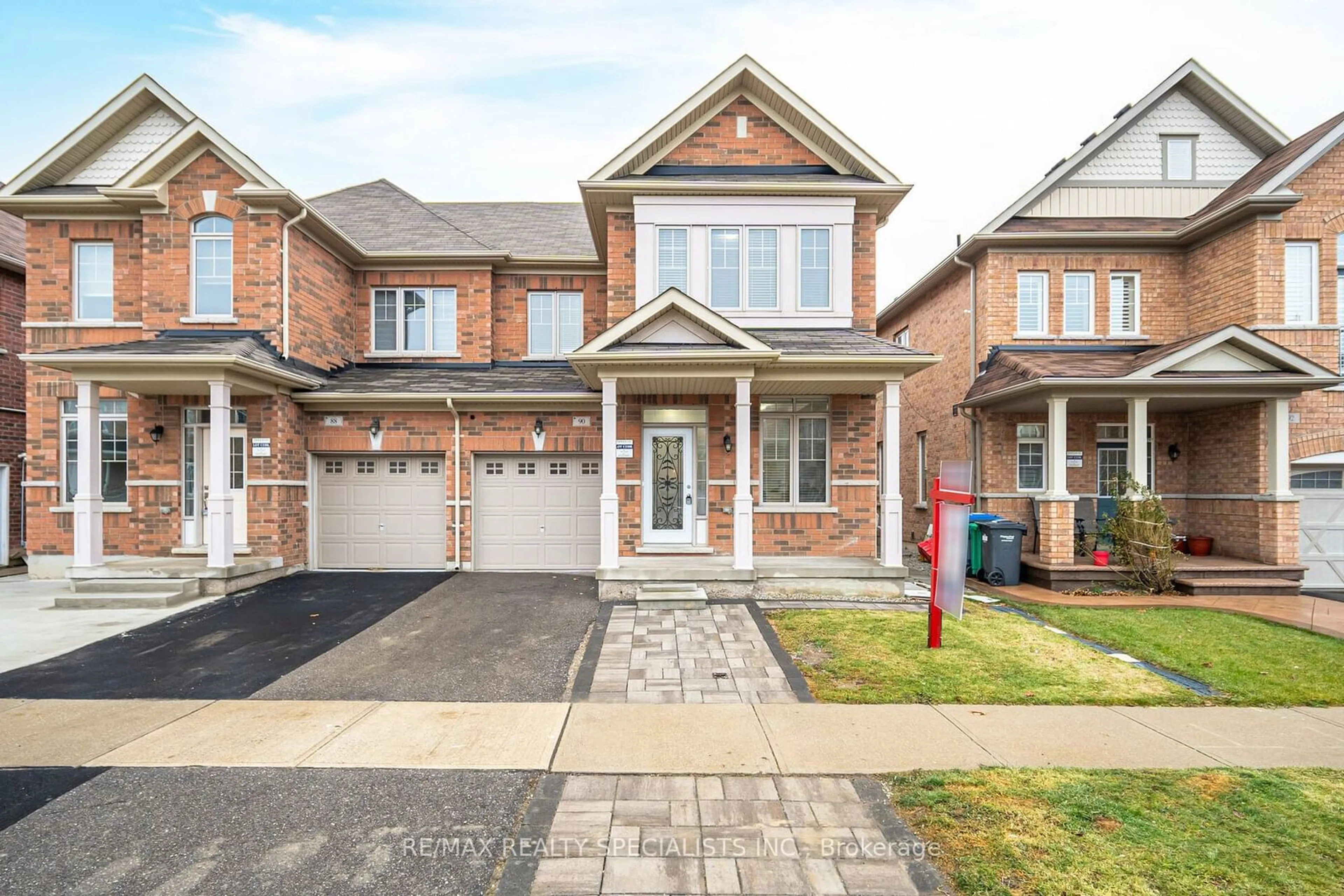 Home with brick exterior material, street for 90 Truro Circ, Brampton Ontario L7A 4E5