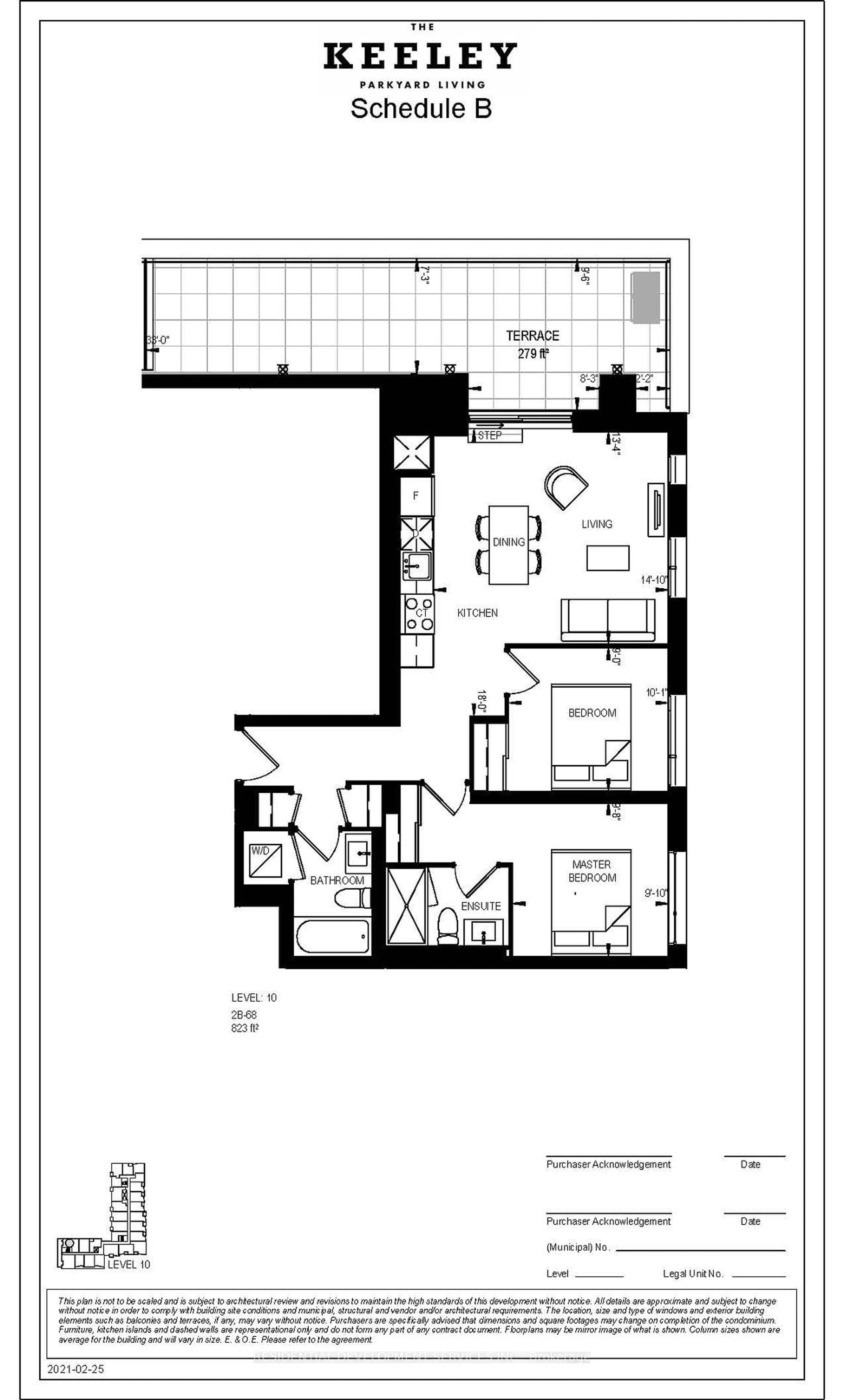 Floor plan for 3100 Keele St #1020, Toronto Ontario M3M 0E1