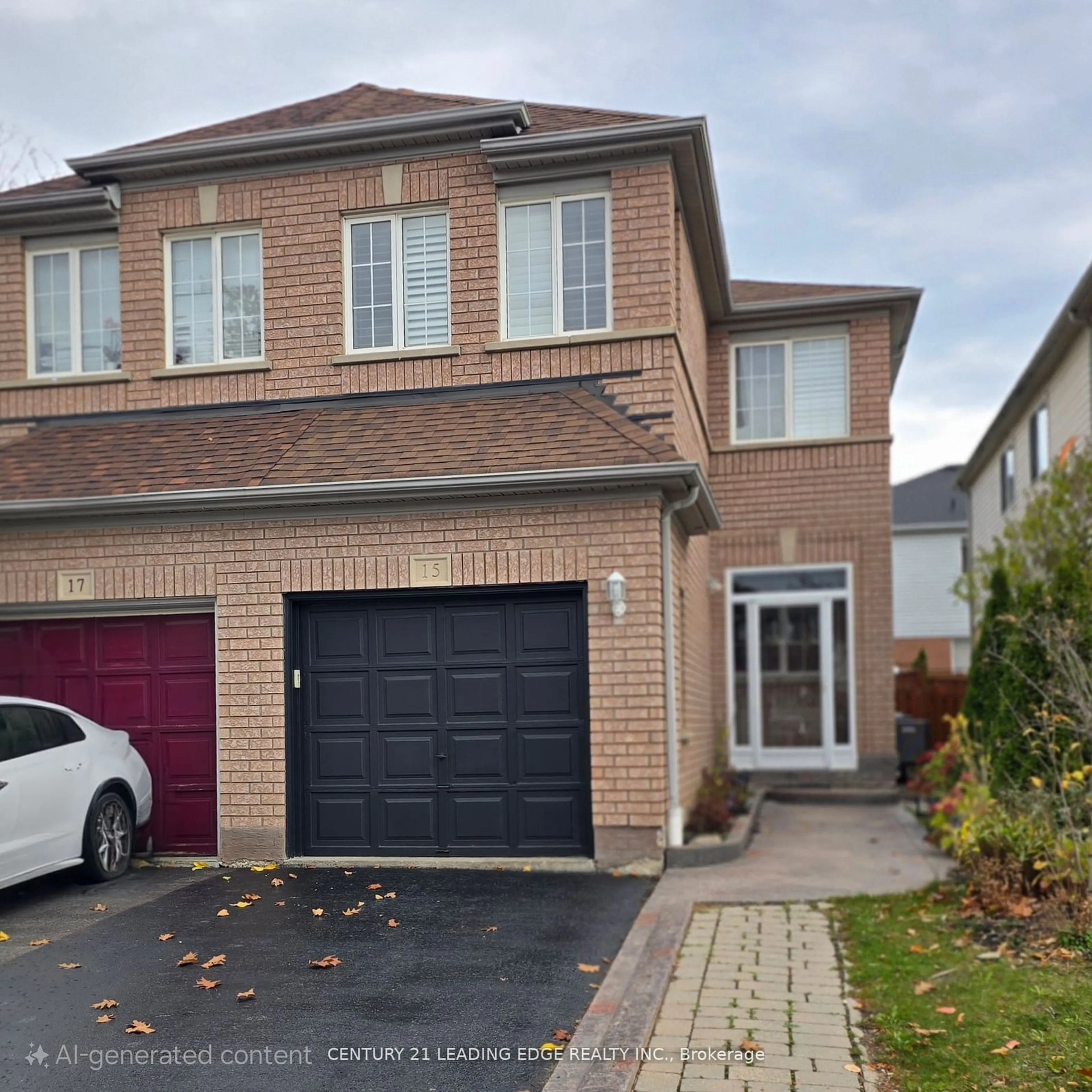 Home with brick exterior material, street for 15 Hackberry Gate, Brampton Ontario L6R 2E7