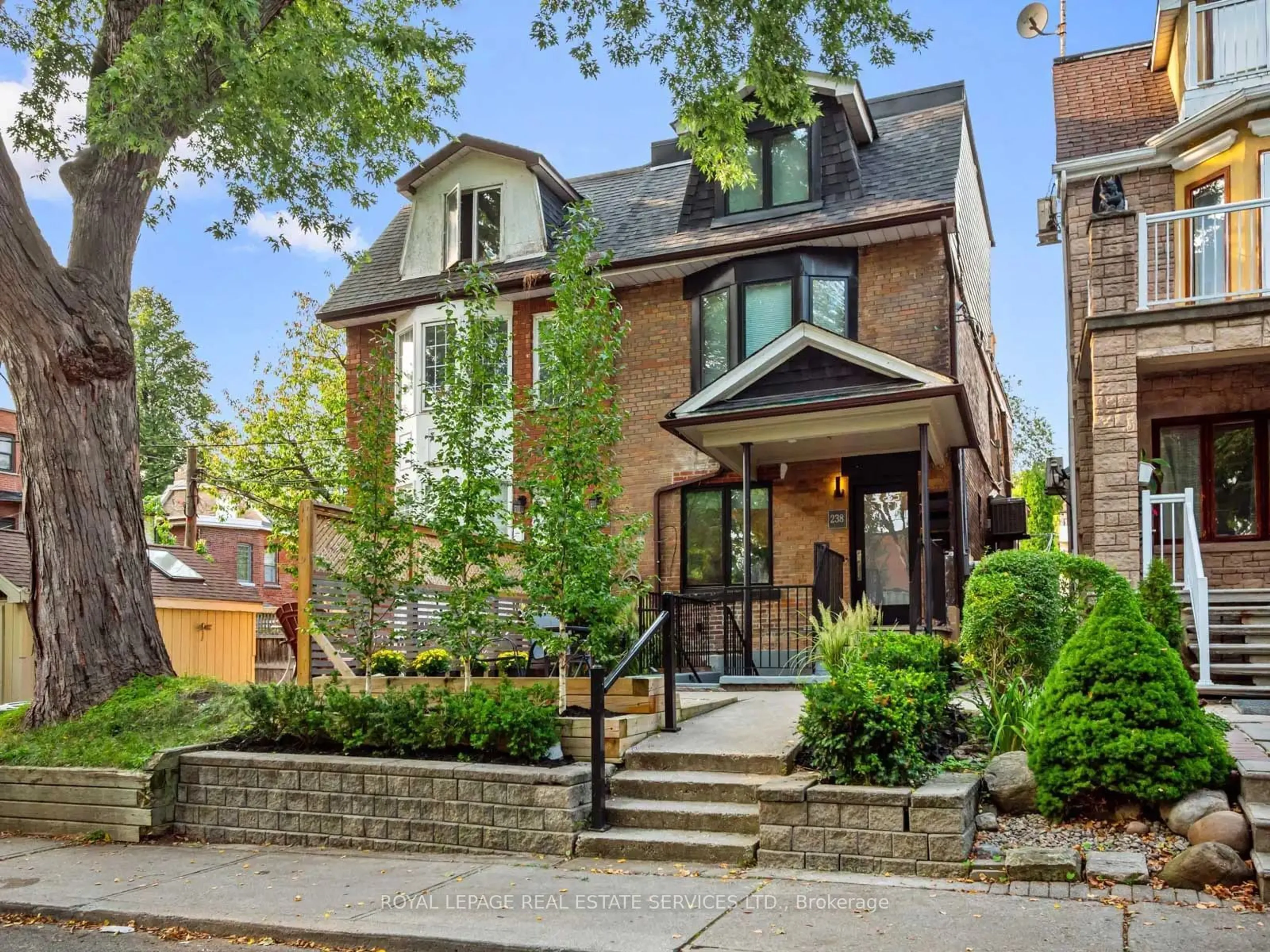 Home with brick exterior material, street for 238 Garden Ave, Toronto Ontario M6R 1J1