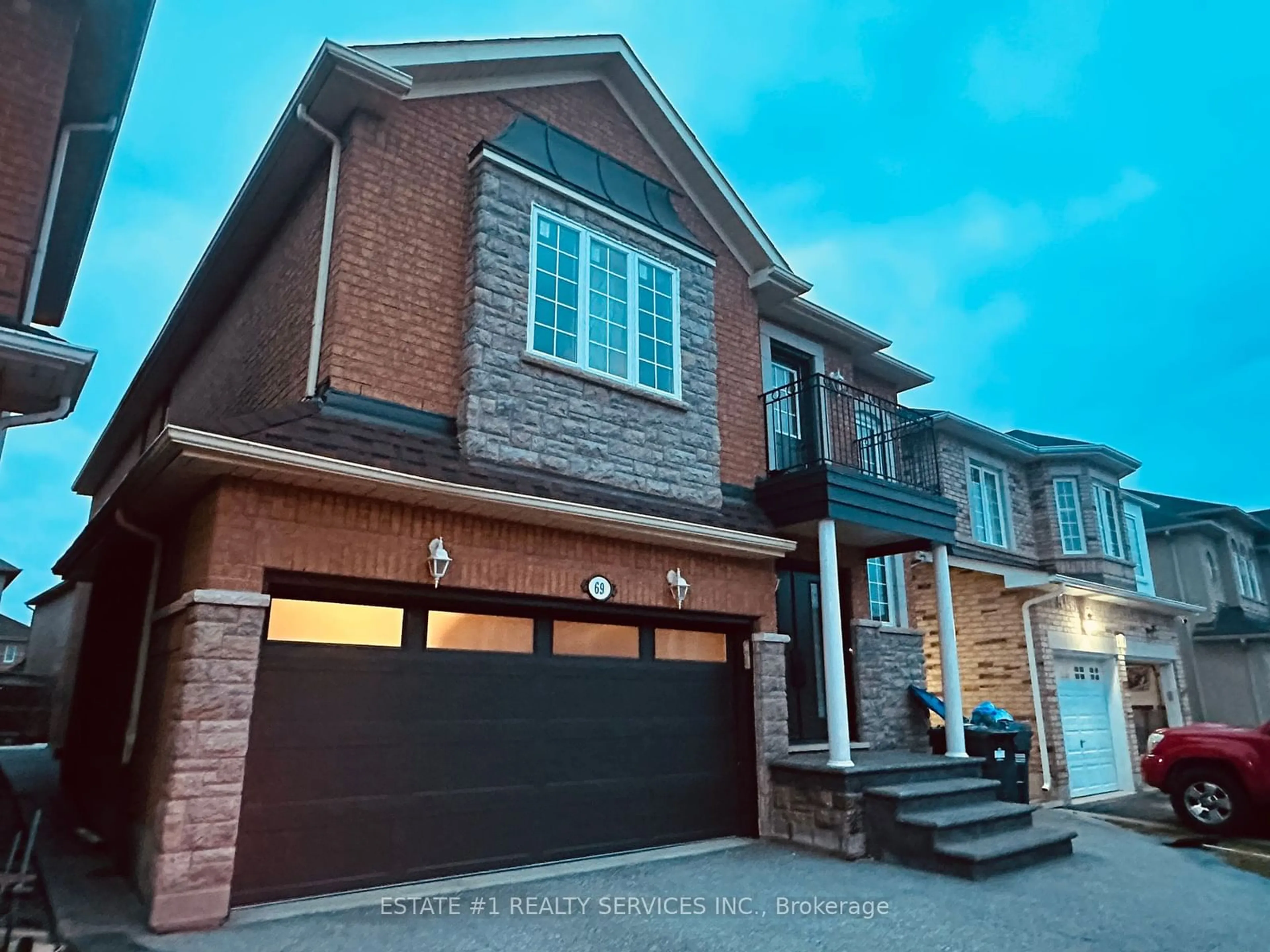 Home with brick exterior material, street for 69 Sir JACOBS Cres, Brampton Ontario L7A 3T5