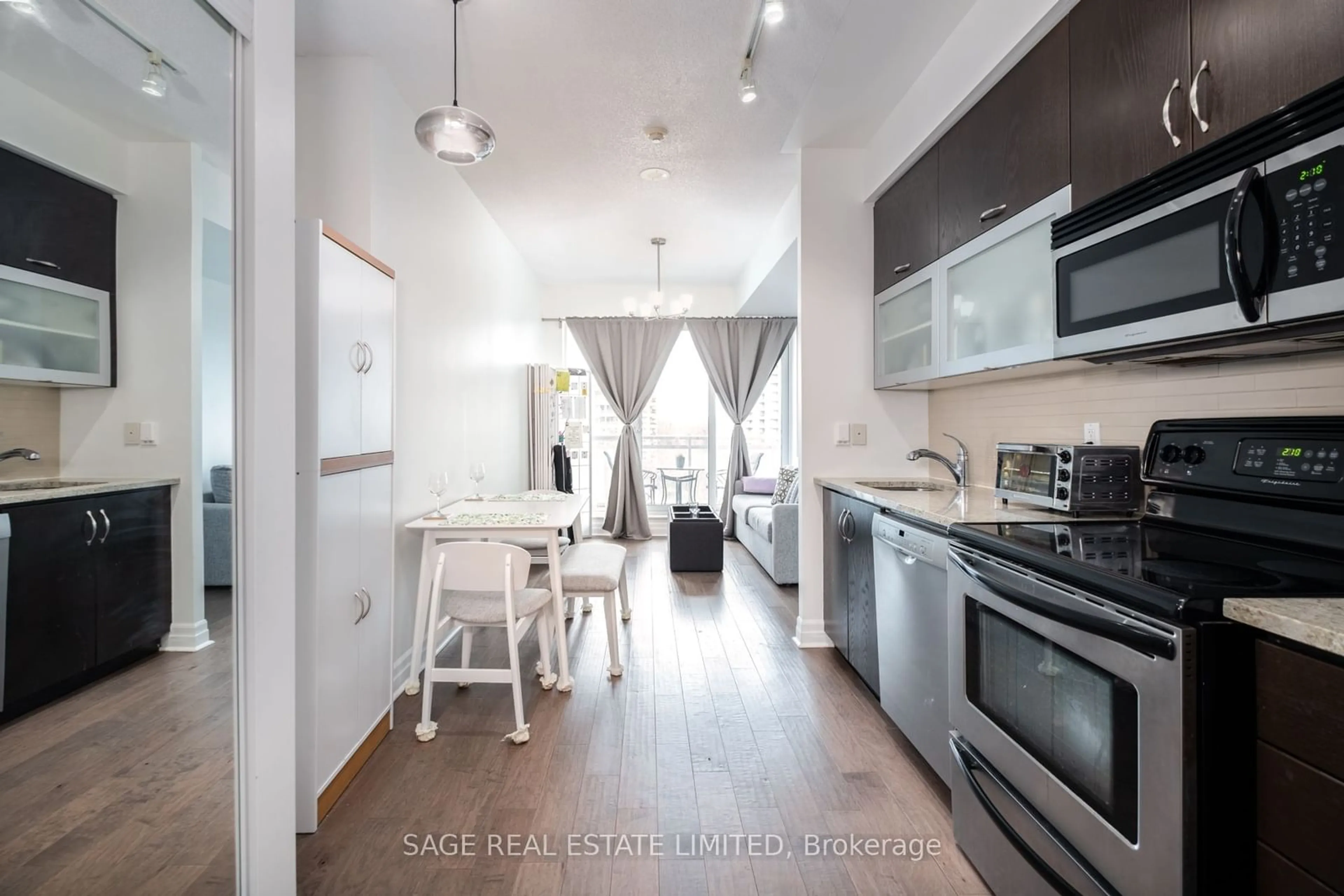 Open concept kitchen, unknown for 20 Gothic Ave #624, Toronto Ontario M6P 1T5