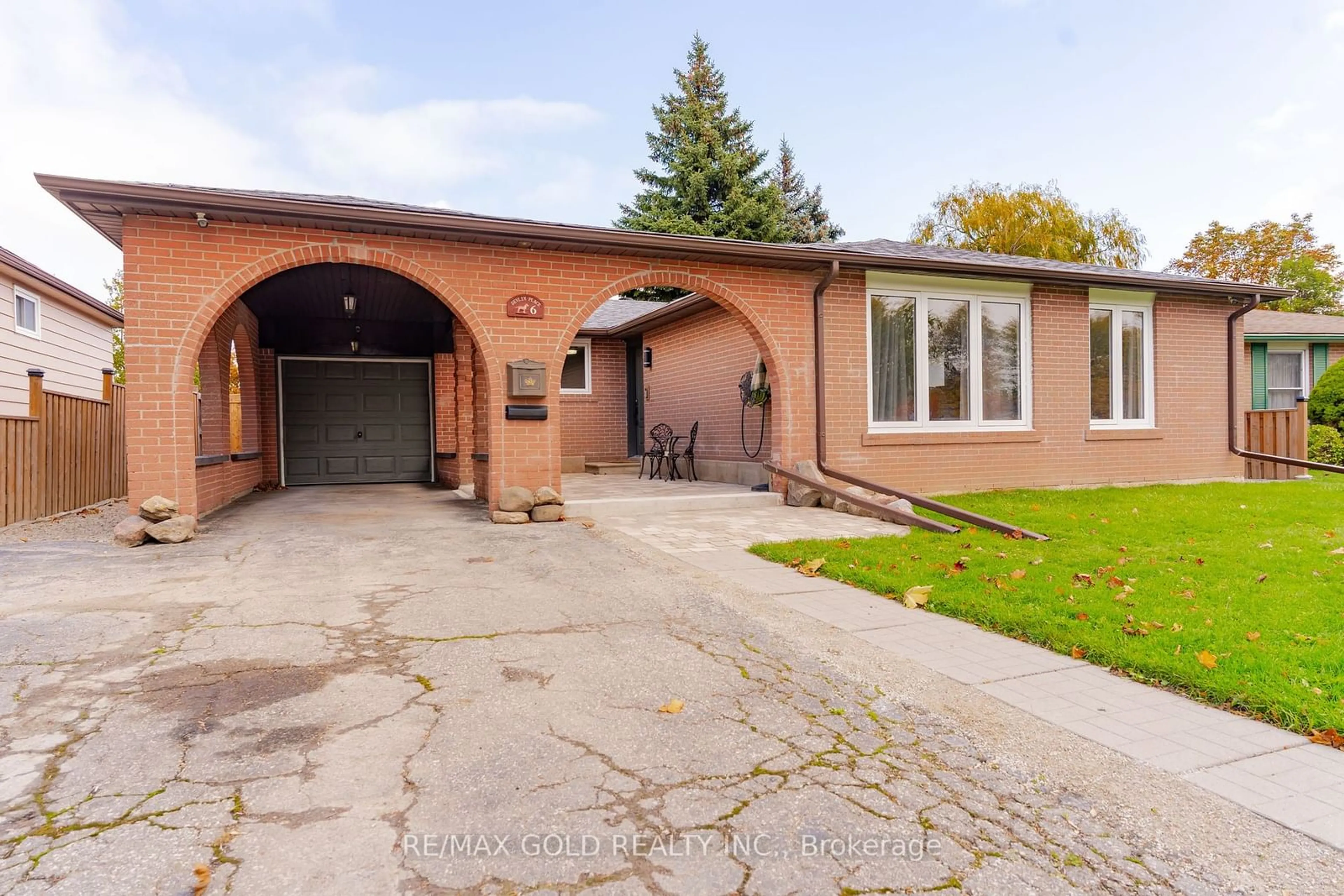 Home with brick exterior material, street for 6 Devlin Pl, Brampton Ontario L6T 3G9