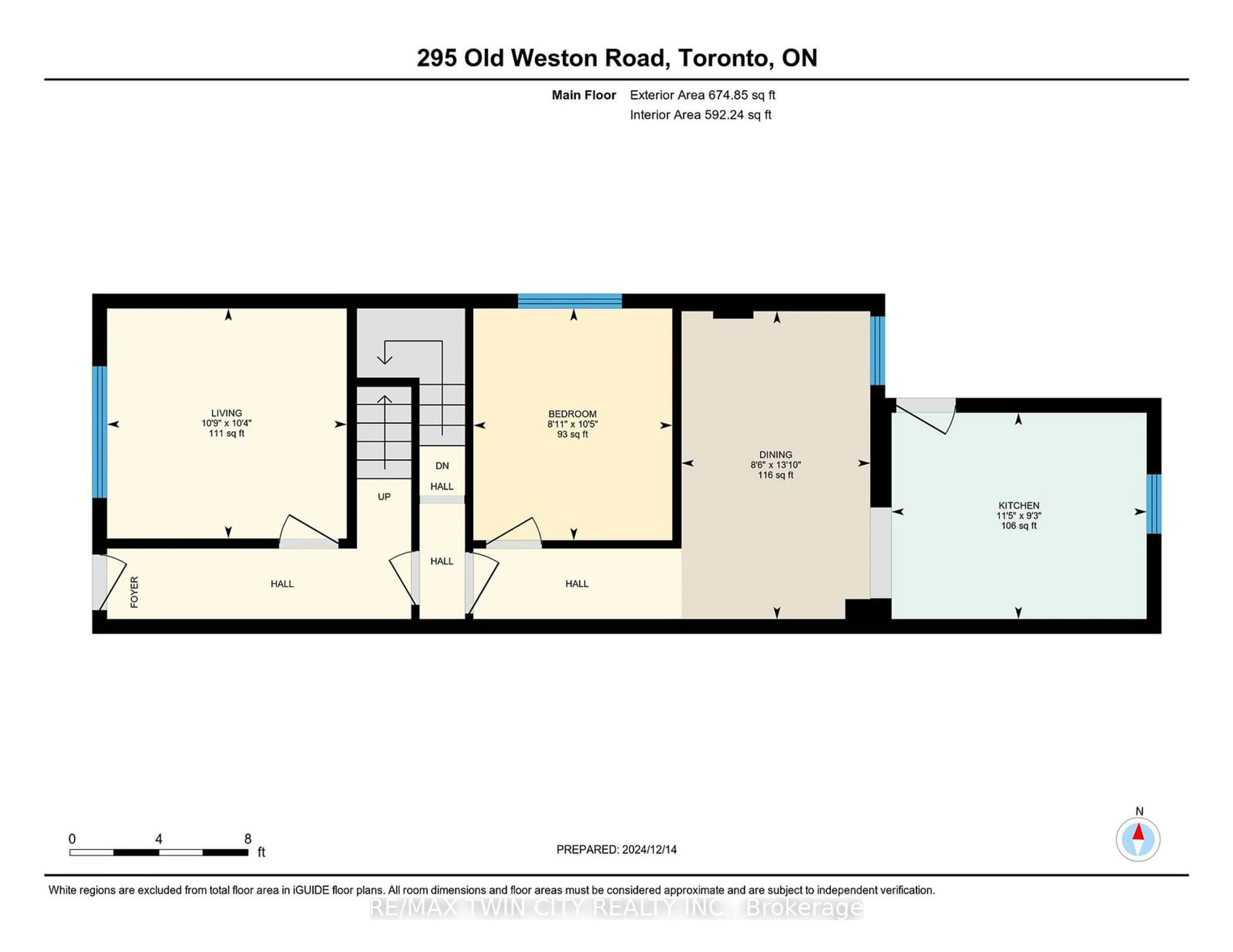 Floor plan for 295 Old Weston Rd, Toronto Ontario M6N 3A7