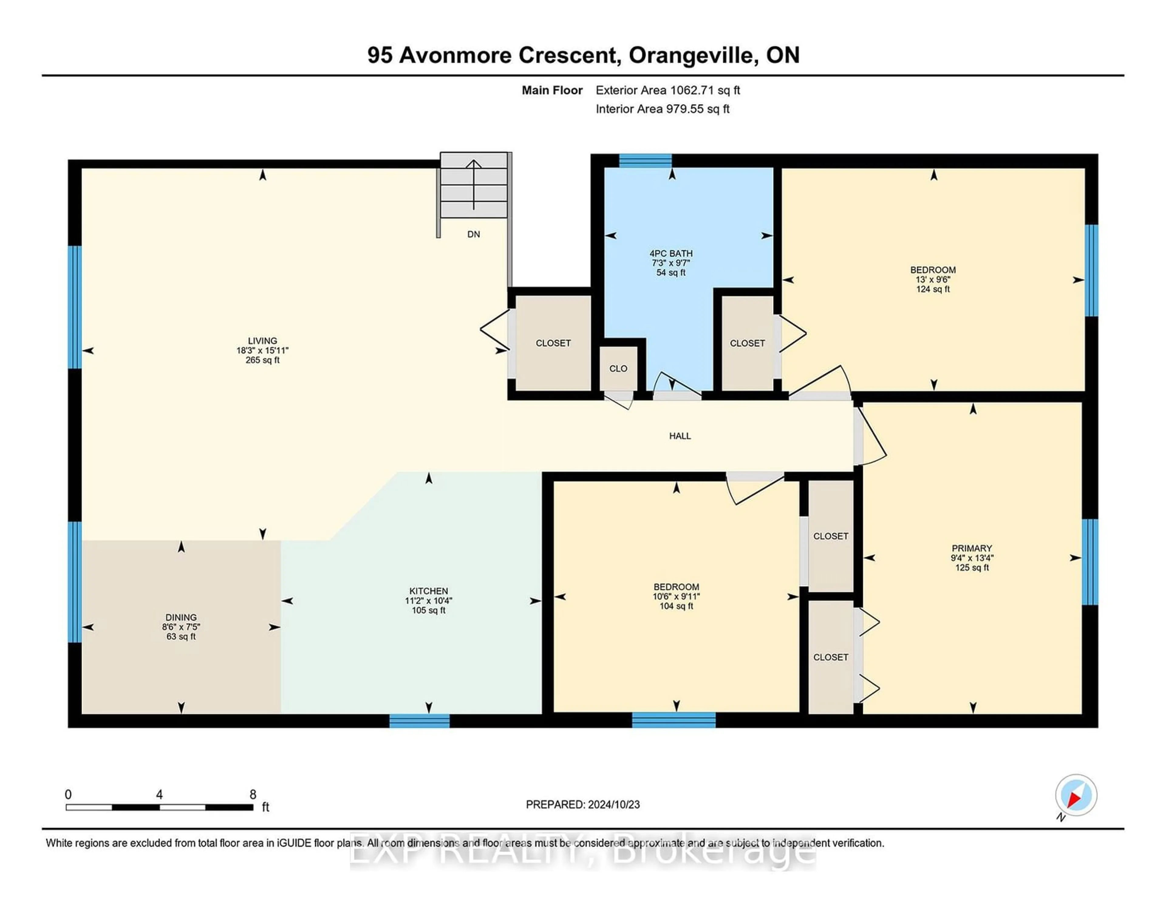 Floor plan for 95 Avonmore Cres, Orangeville Ontario L9W 3C2