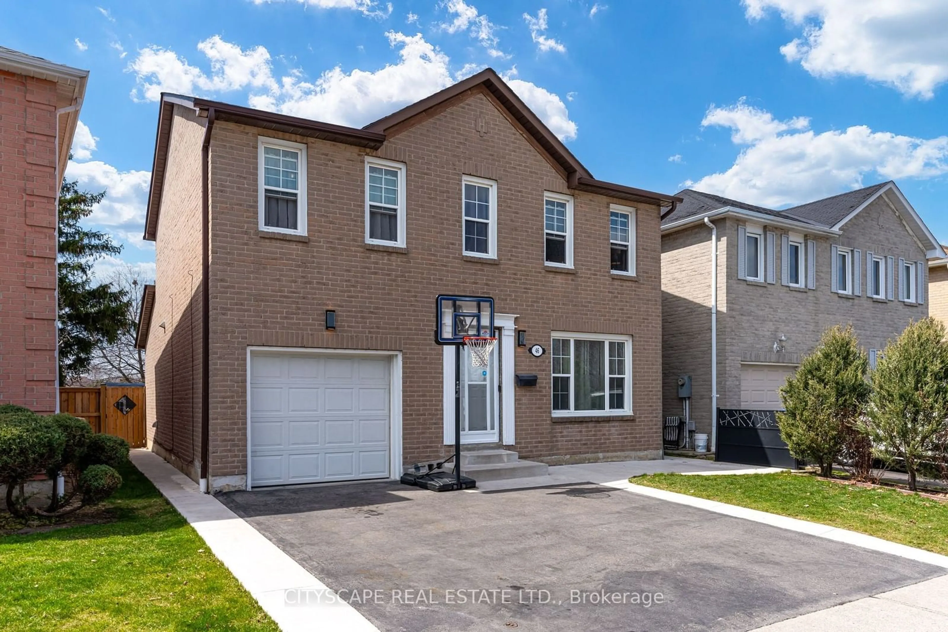 Home with brick exterior material, street for 46 Nuttall St, Brampton Ontario L6S 4V6