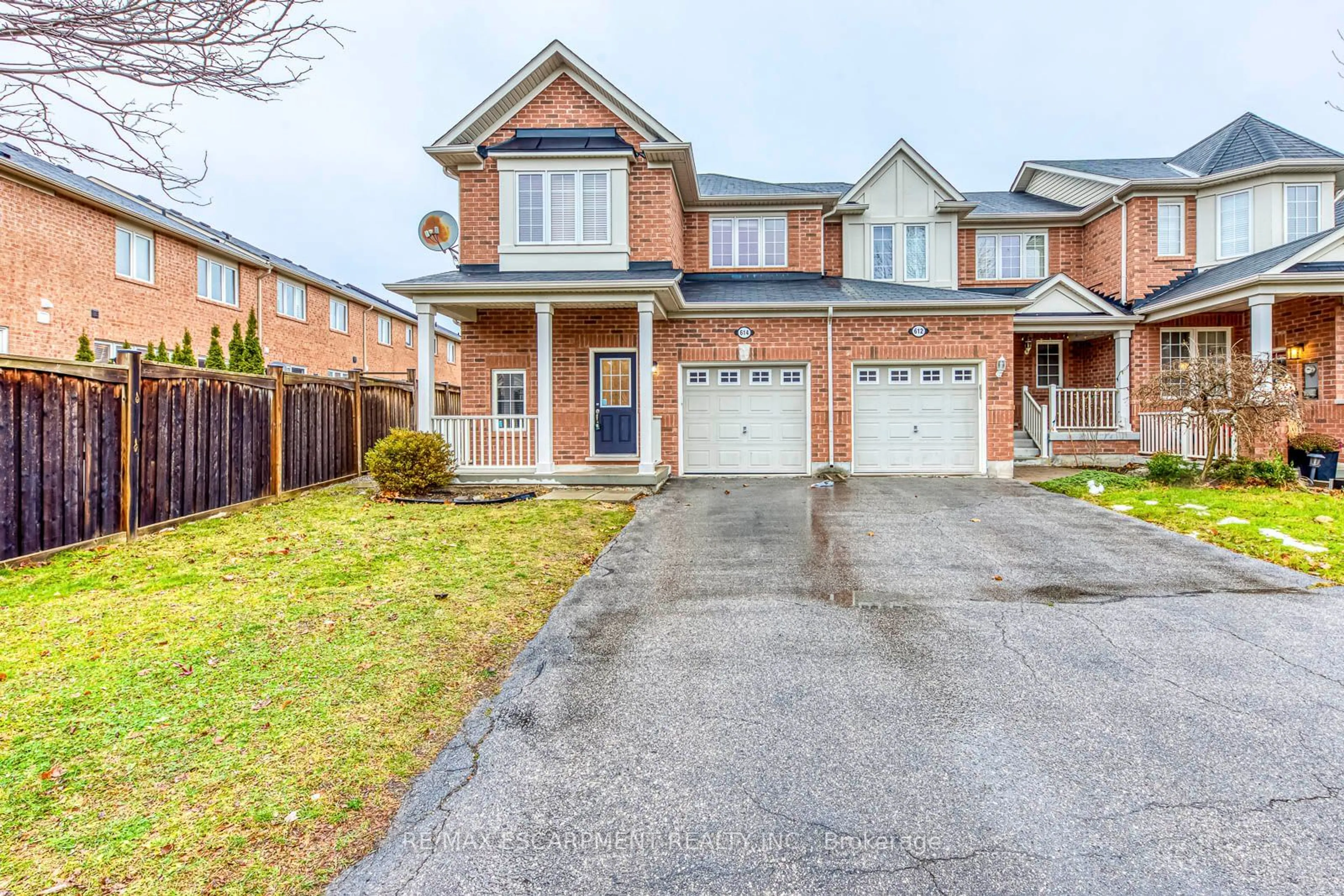 Home with brick exterior material, street for 614 Cargill Path, Milton Ontario L9T 7X2