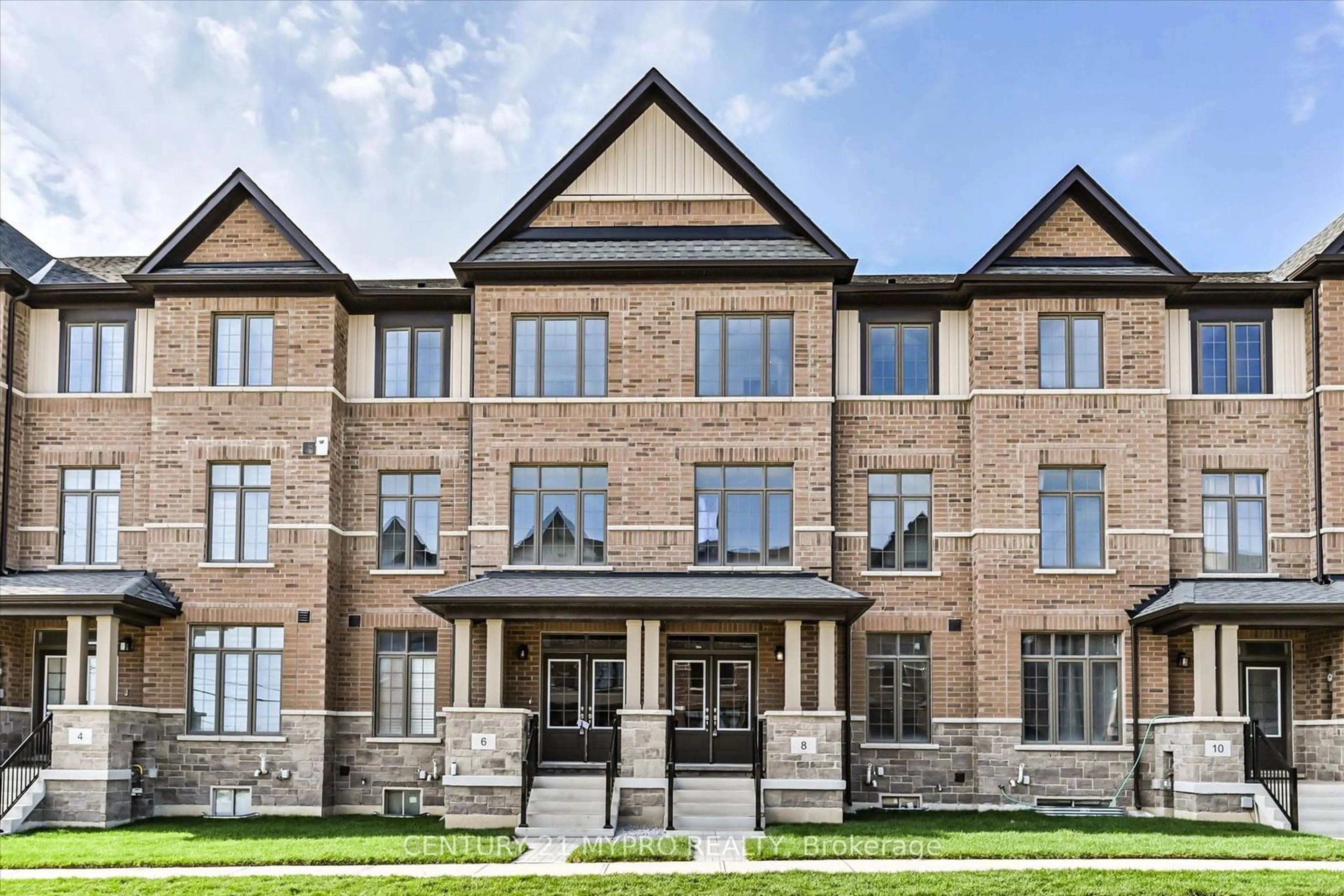 Home with brick exterior material, building for 8 Petch Ave, Caledon Ontario L7C 4J7