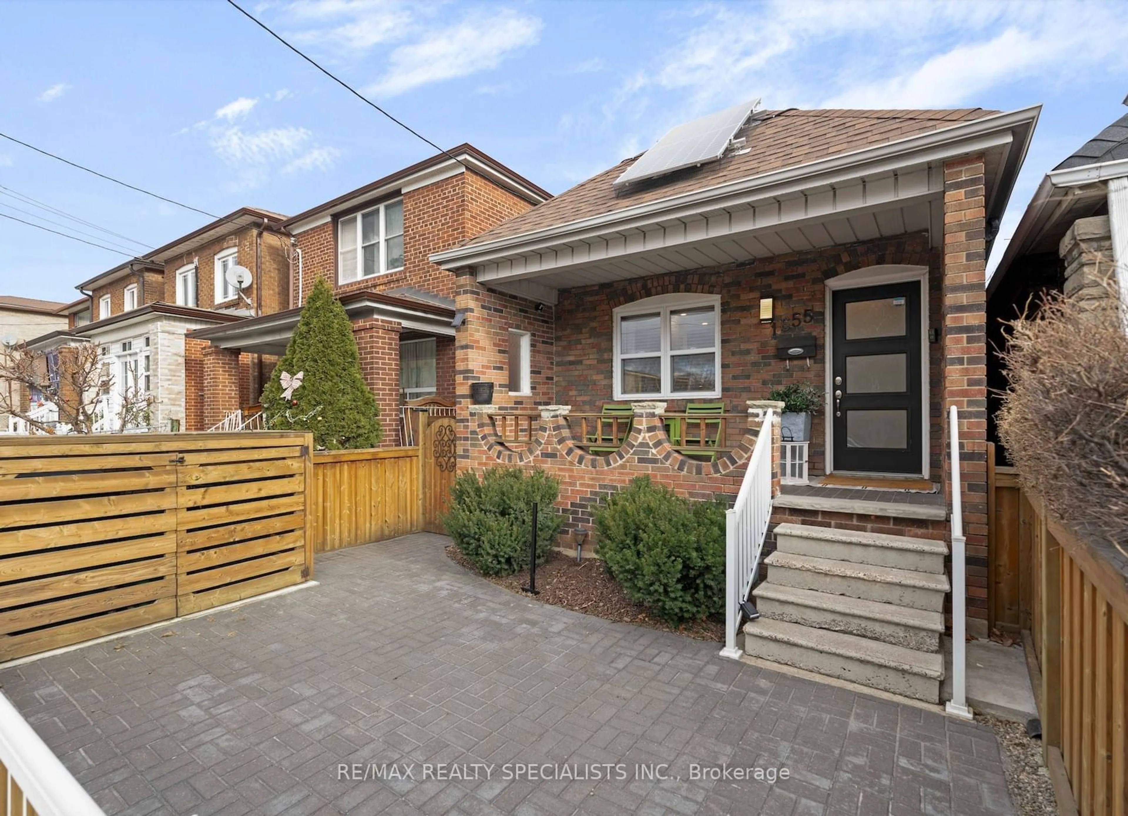 Home with brick exterior material, street for 1655 Keele St, Toronto Ontario M6M 3W2