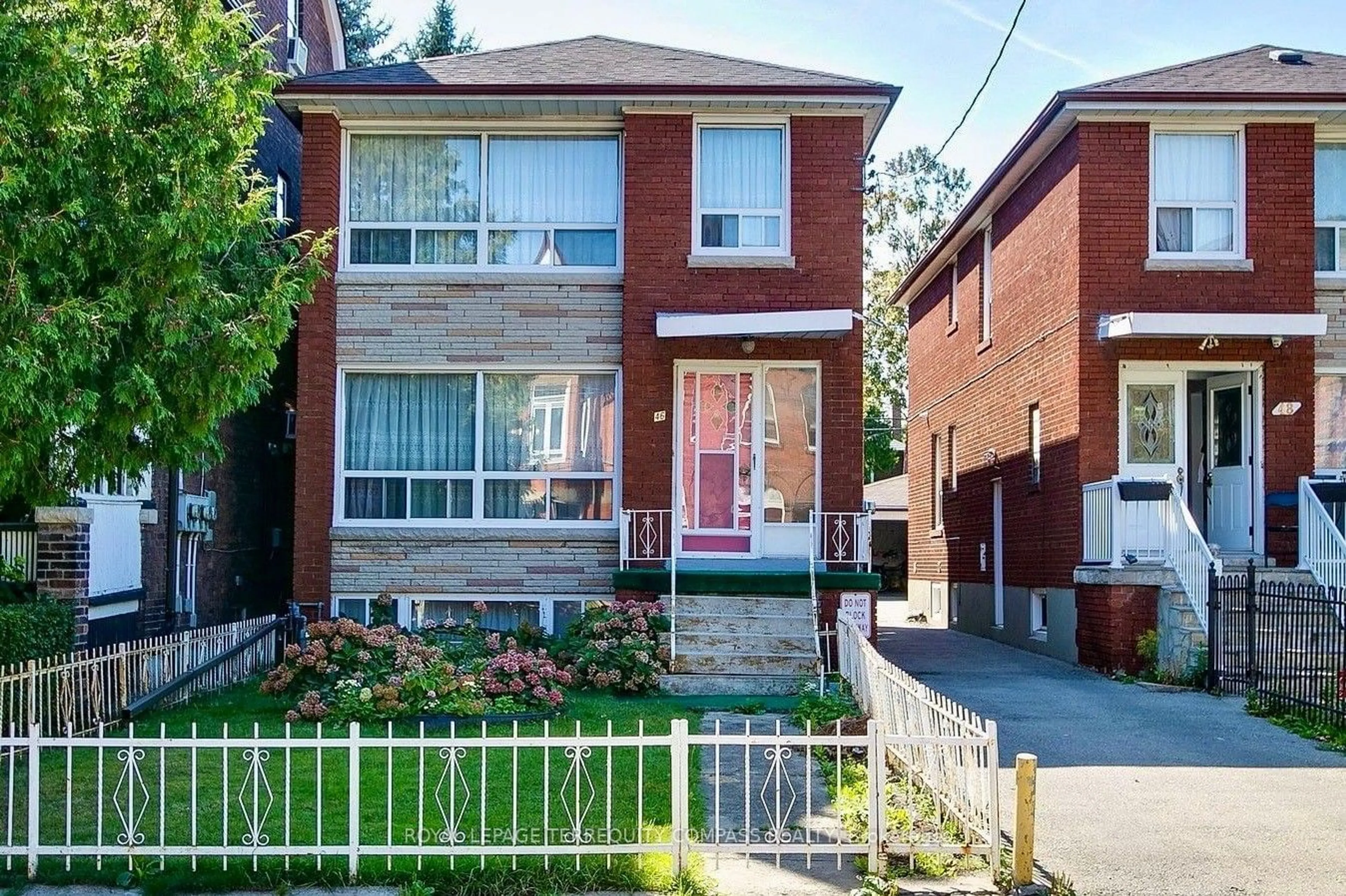 Home with brick exterior material, street for 46 Macdonell Ave, Toronto Ontario M6R 2A2