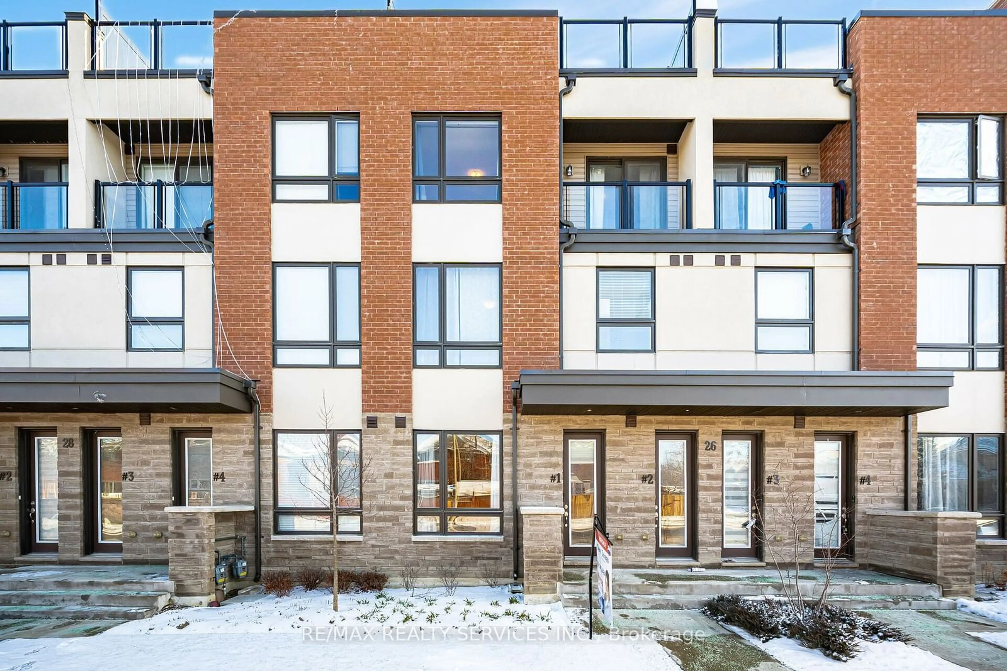 Home with brick exterior material, street for 26 Humberwood Blvd #1, Toronto Ontario M9W 0G1