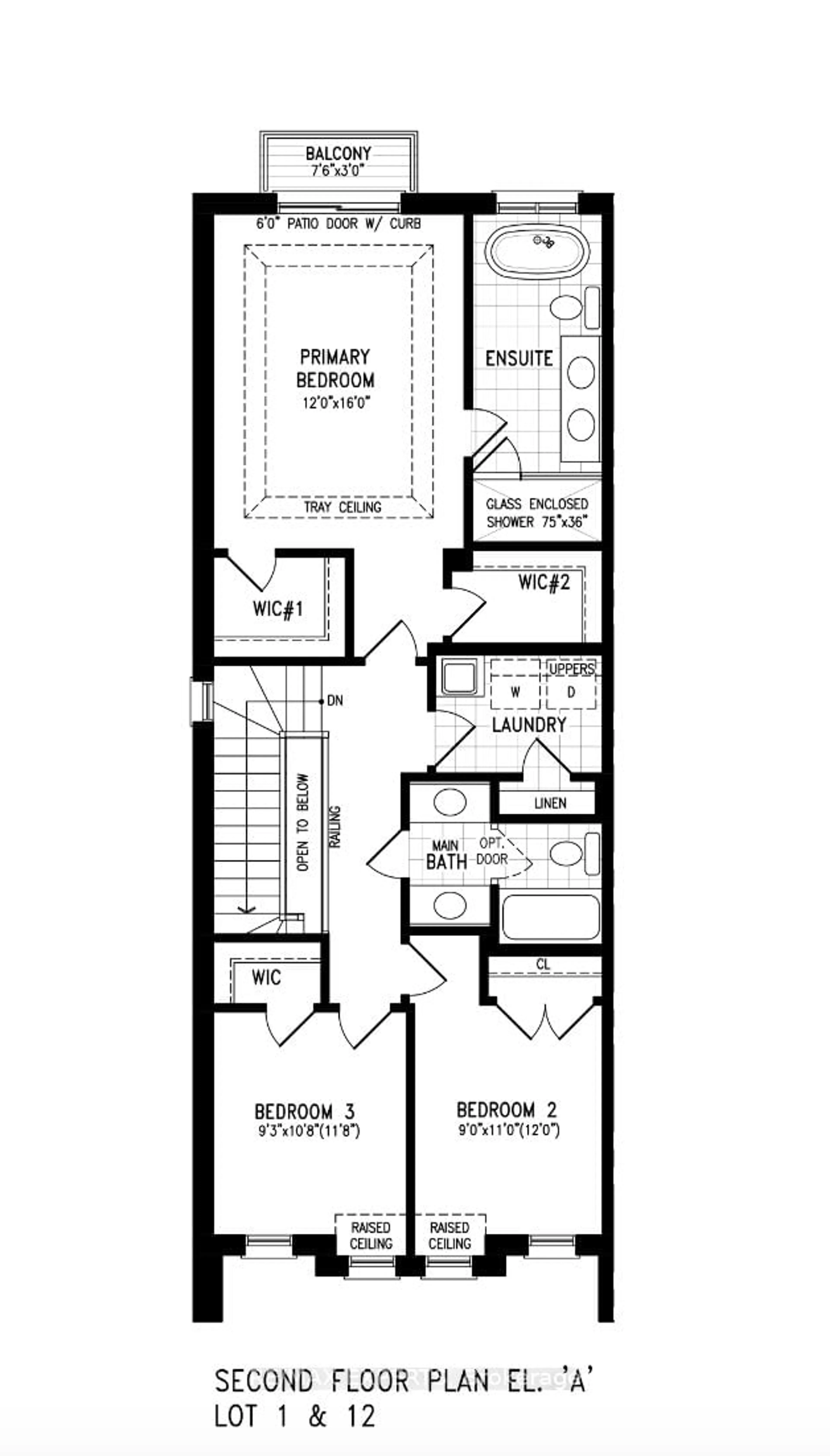 Floor plan for Lot 1 Pawley Pl, Caledon Ontario L7E 2Z9