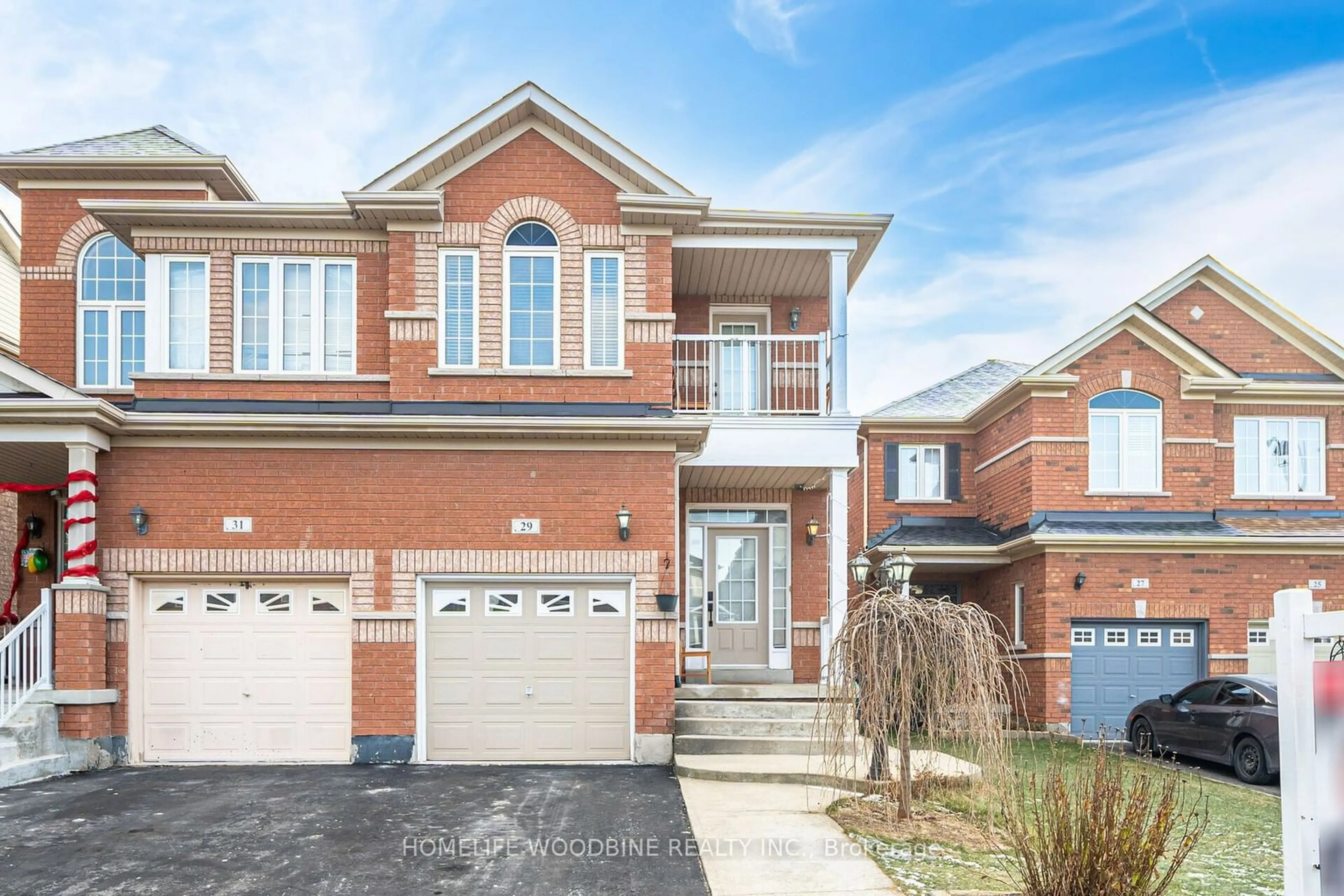 Home with brick exterior material, street for 29 Calm Waters Cres, Brampton Ontario L6V 4R9