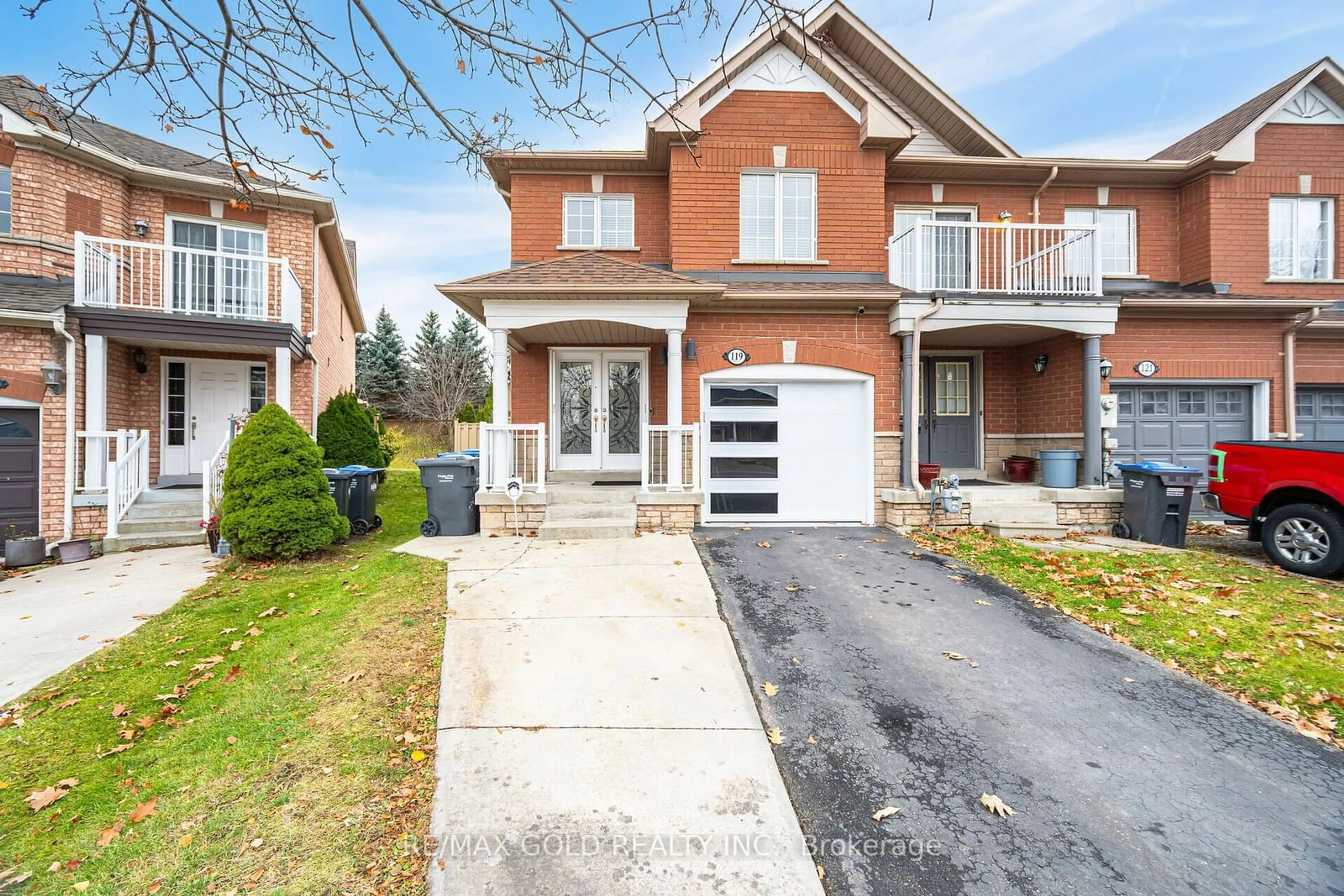 Home with brick exterior material, street for 119 Checkerberry Cres, Brampton Ontario L6R 2S8