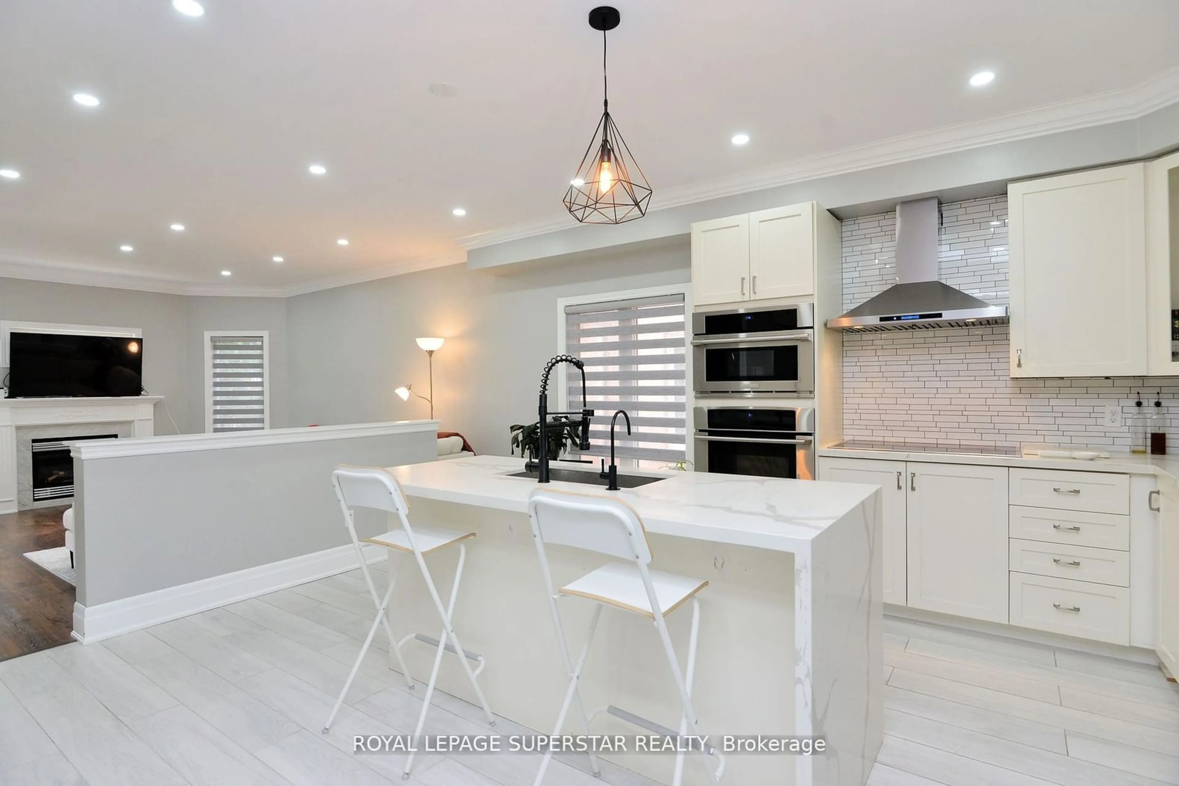 Contemporary kitchen, ceramic/tile floor for 12 El Camino Way, Brampton Ontario L7A 3C4